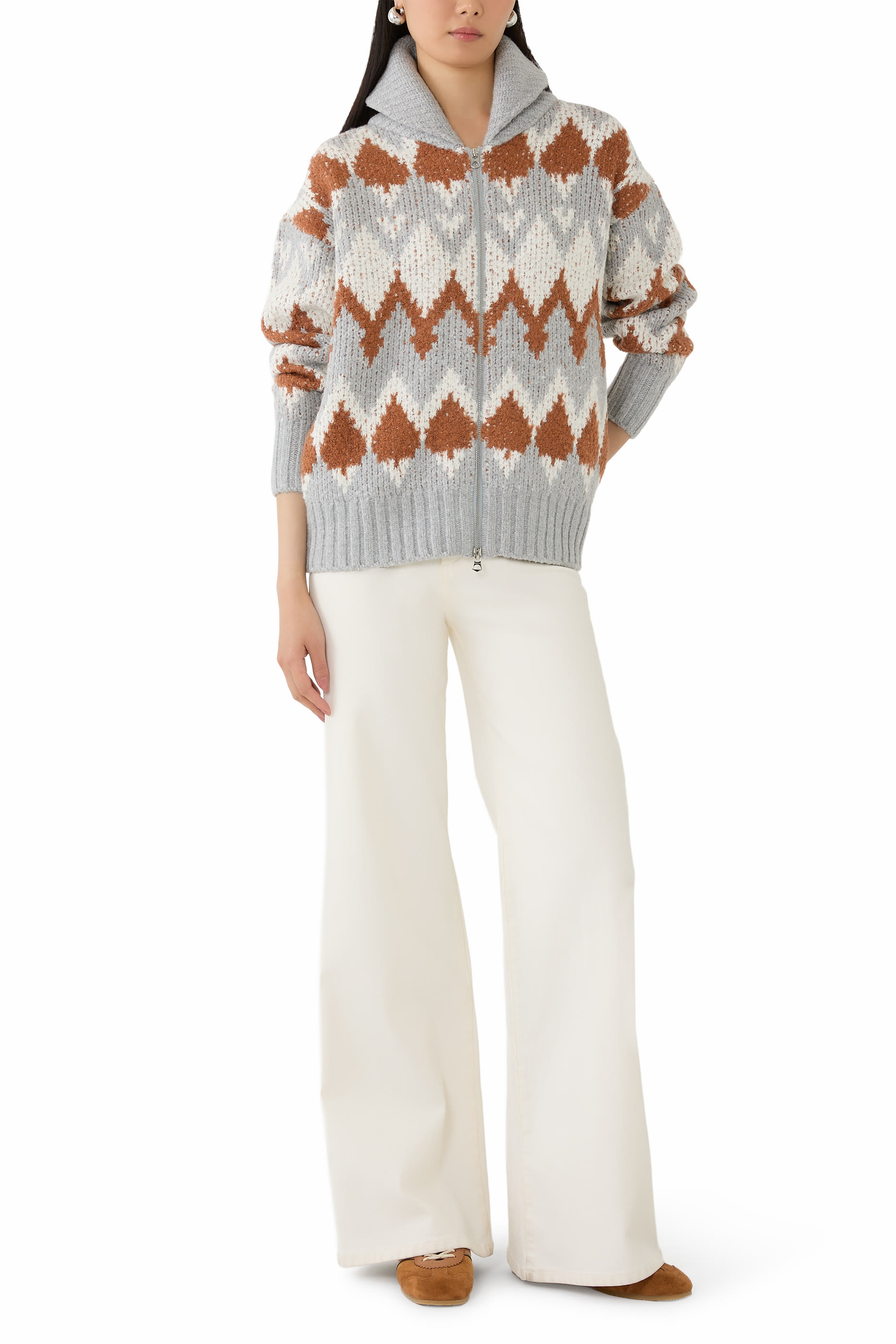 Brockley Jacquard Knit Jacket 