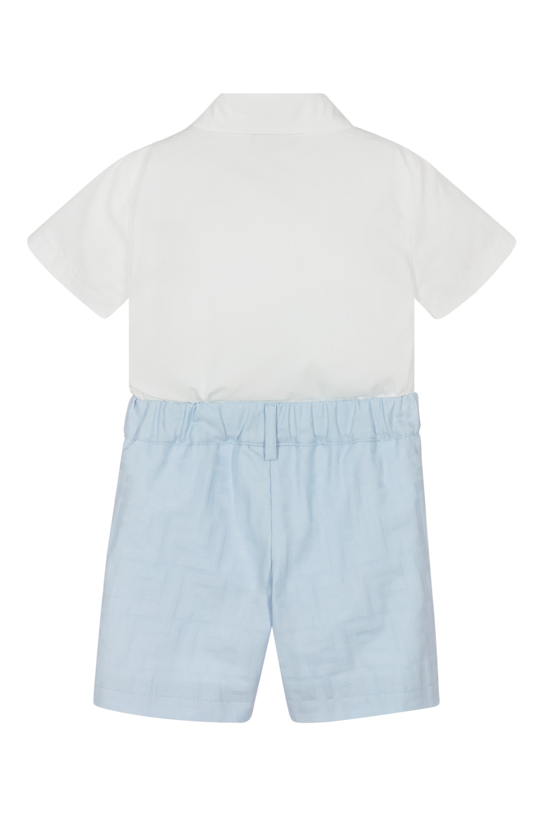 Kids Cotton Shirt & Shorts Set