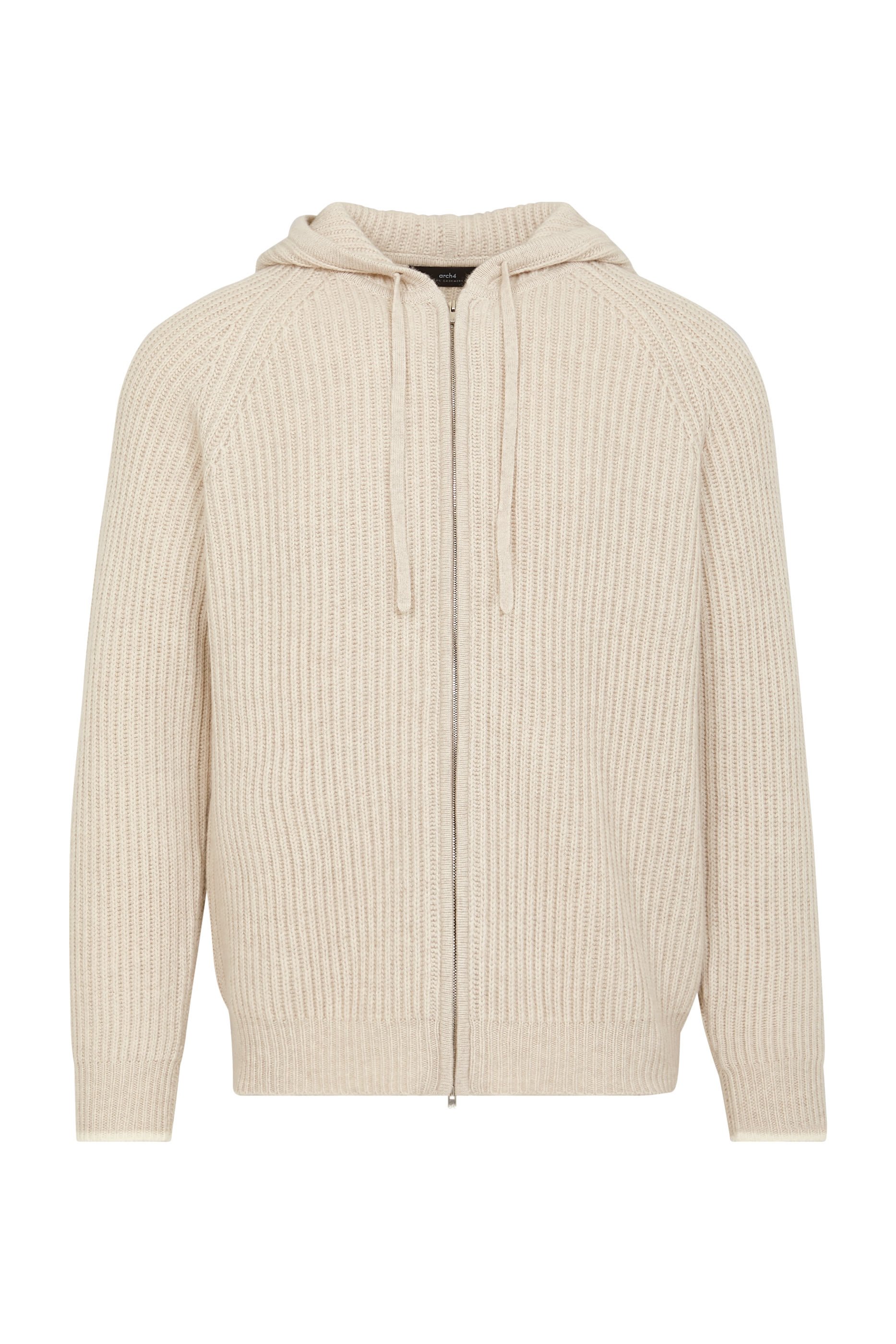 Zip-Up Hooded Cardigan
