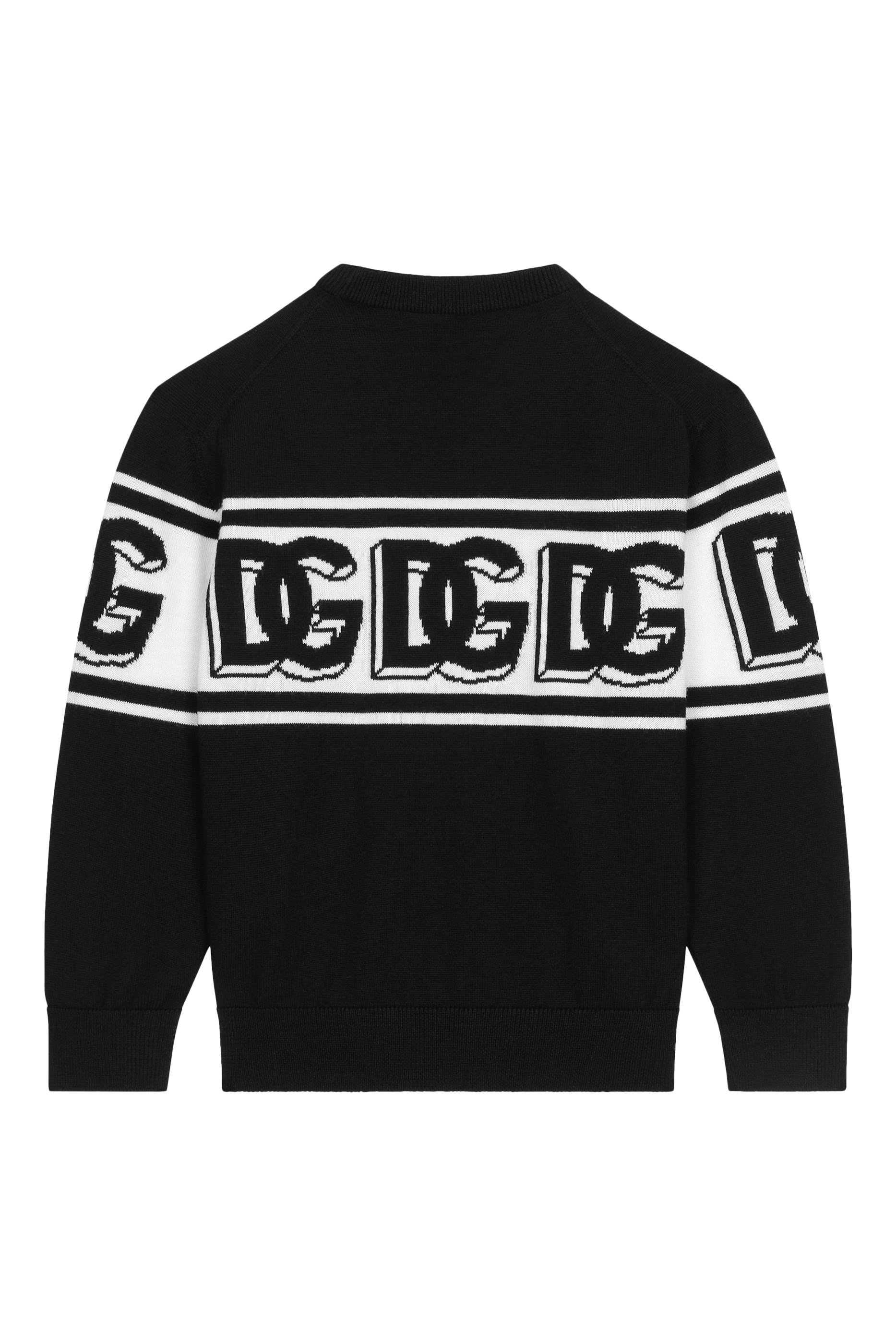 Kids Plain-Knit Cotton Pullover