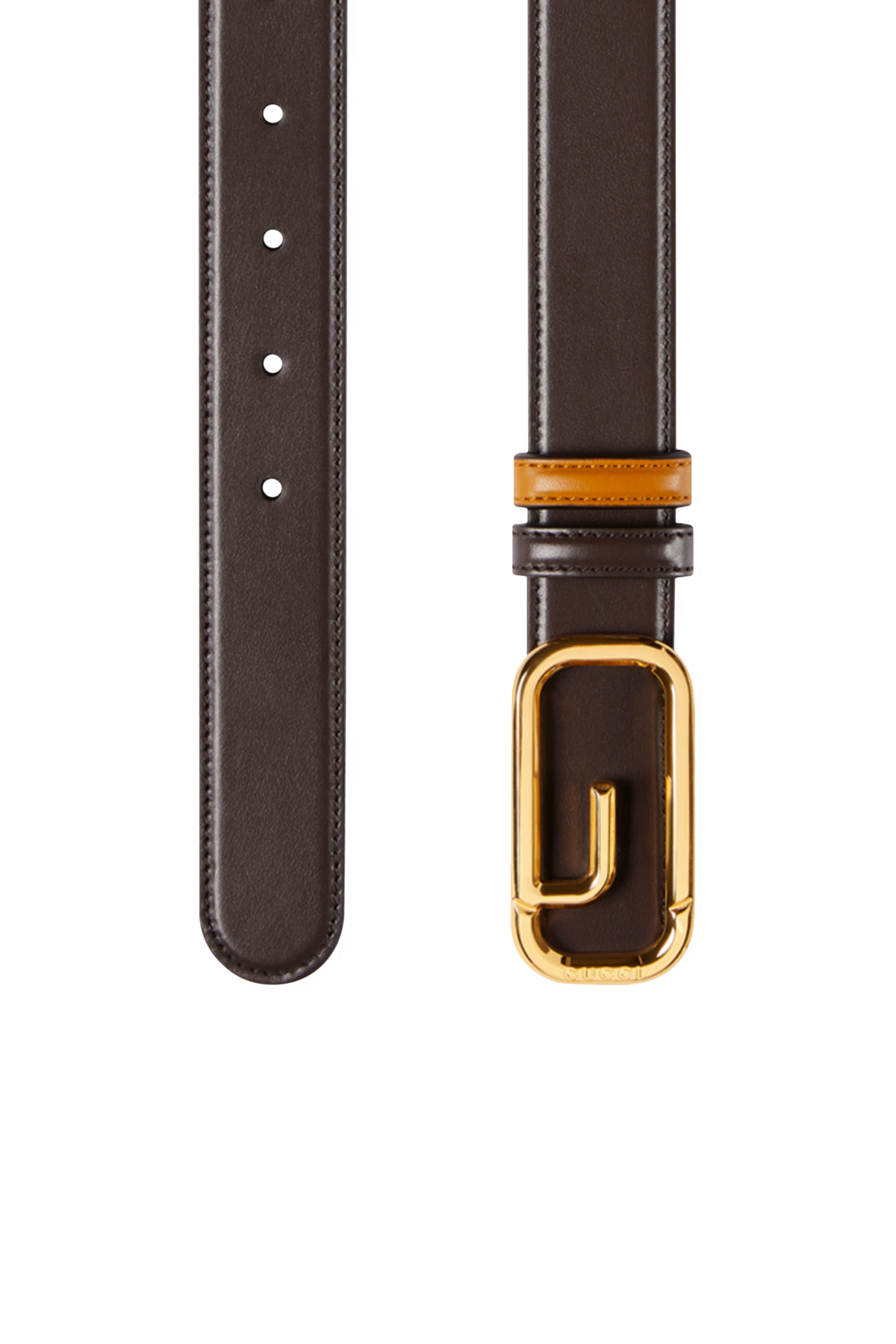 Reversible Belt with Square G Buckle 
