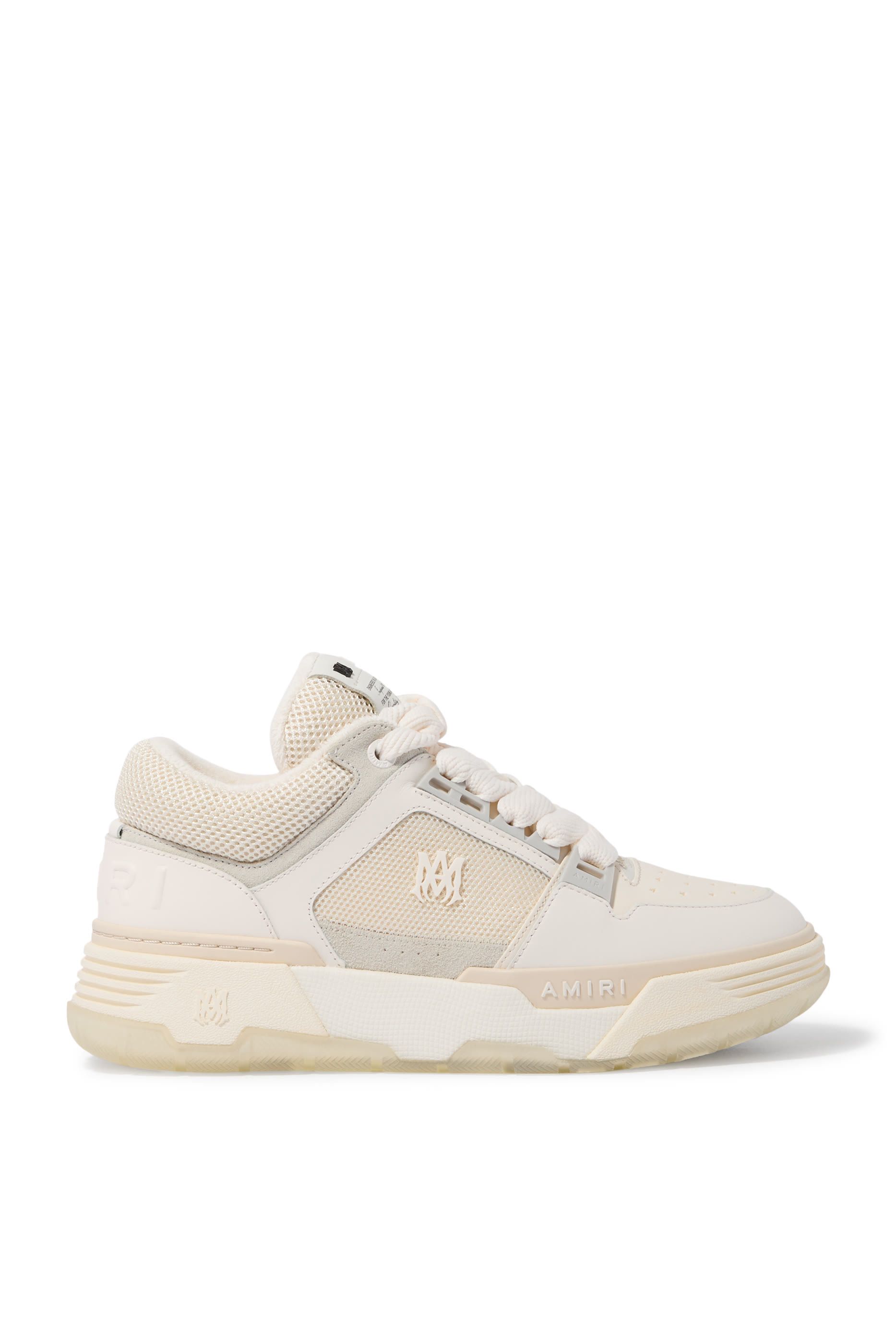 MA-1 Panelled Leather Sneakers