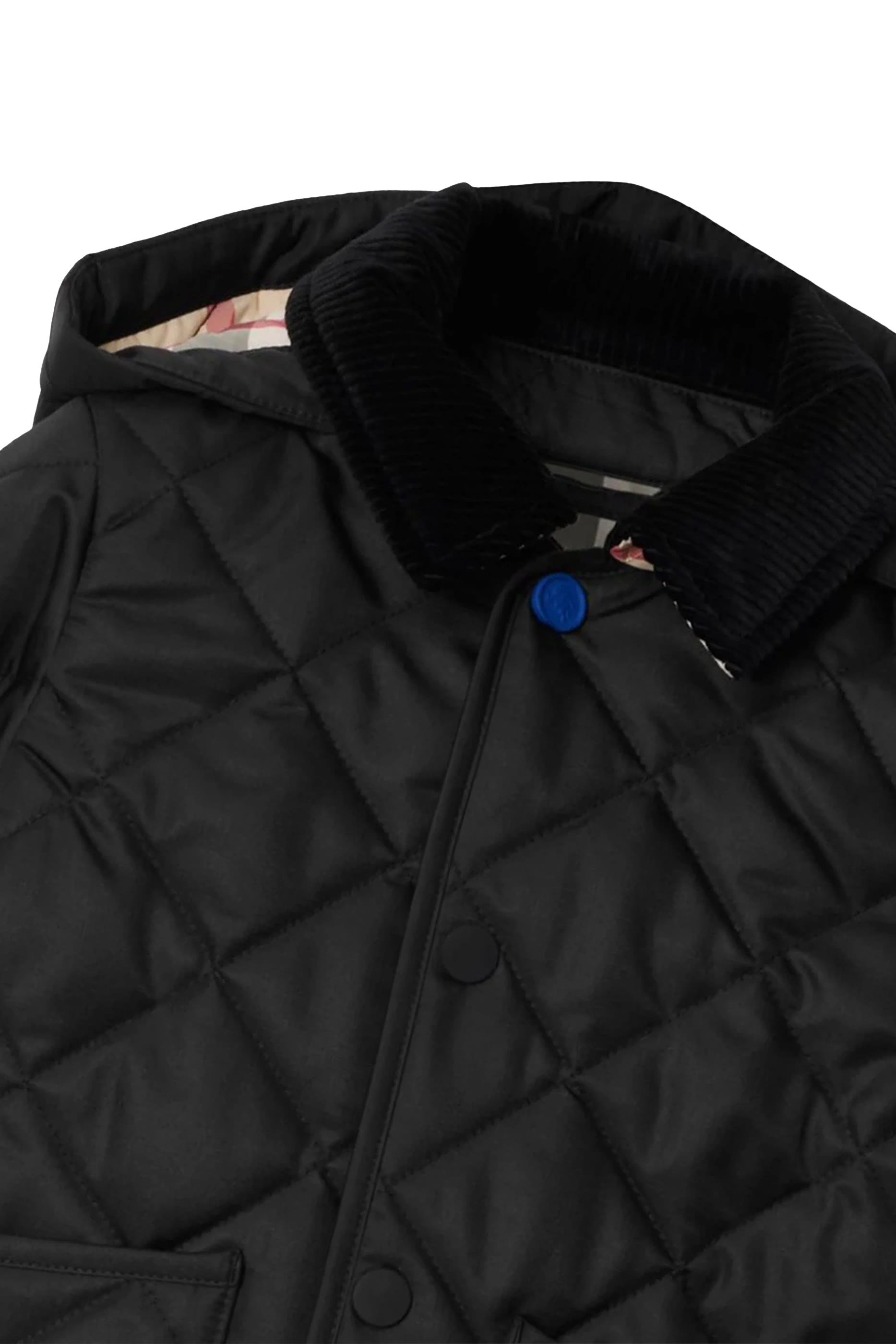 Kids Corduroy-Collar Quilted Jacket