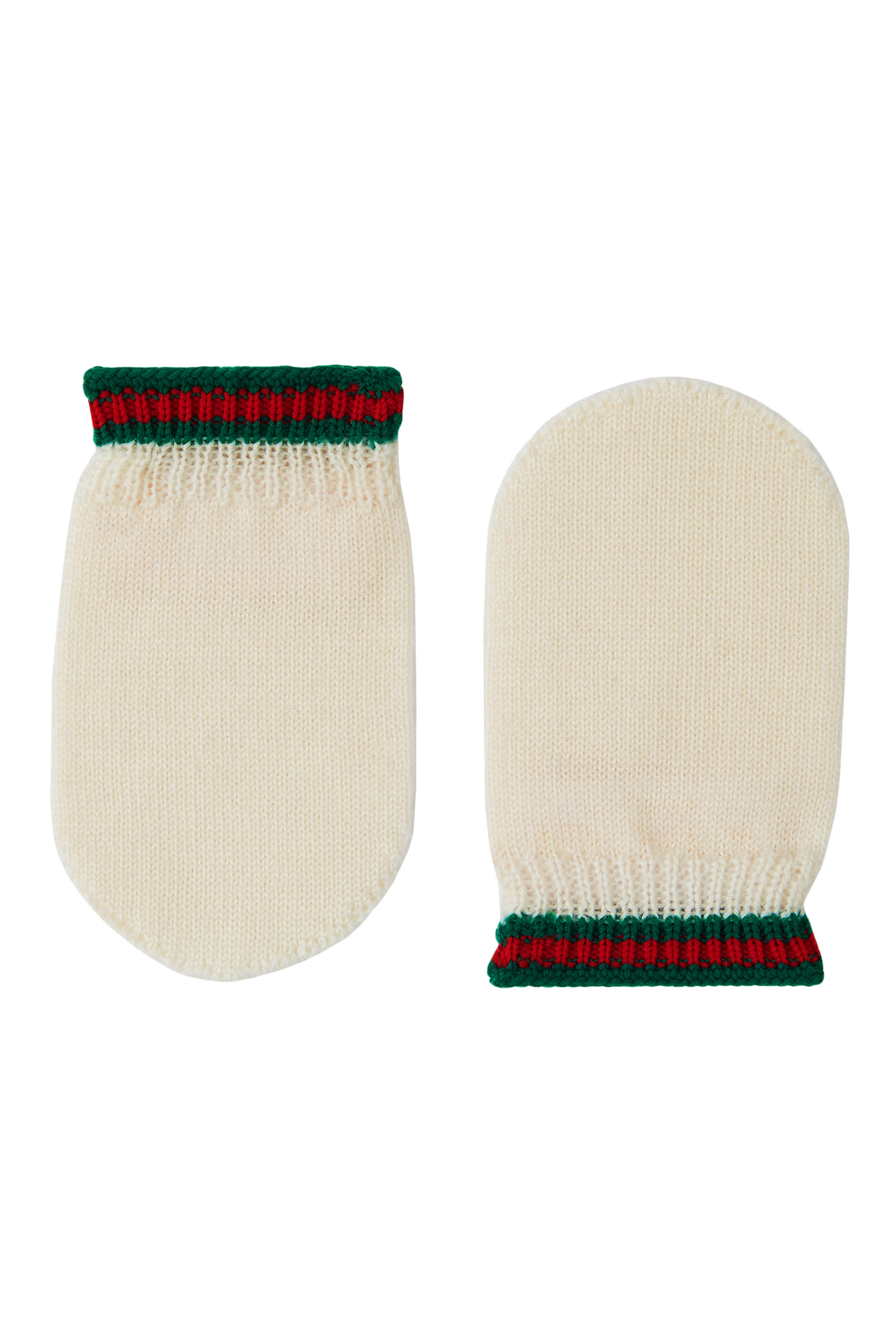 Kids Logo Web Wool Mittens