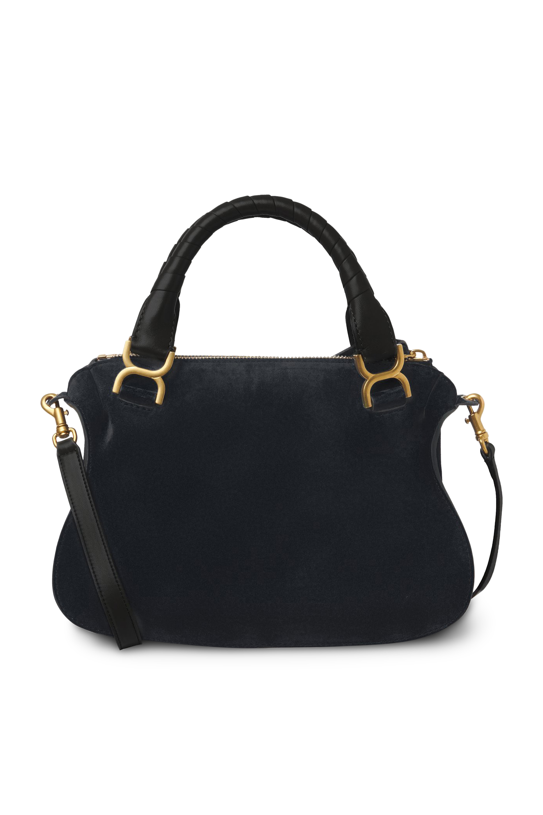 Marcie Suede Double Carry Bag