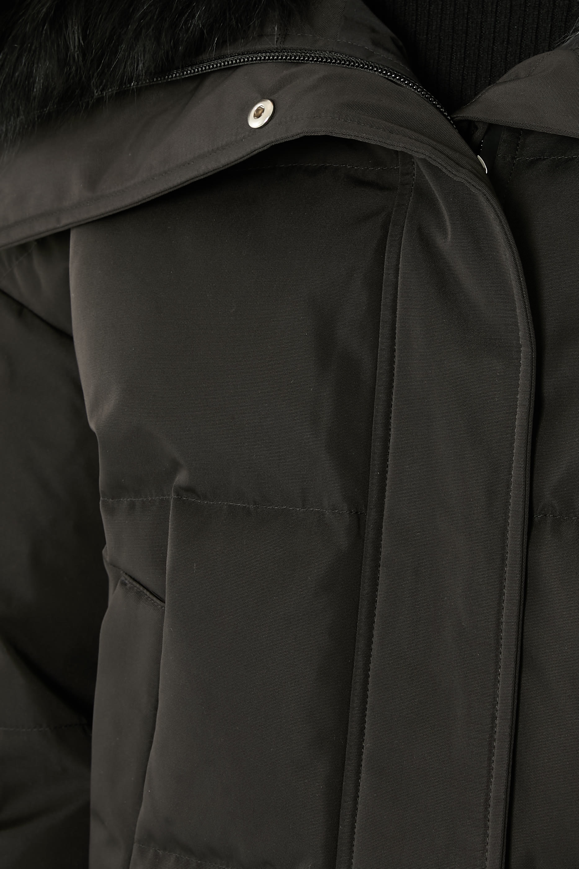  Ski Jacket with Fox Fur Hood 