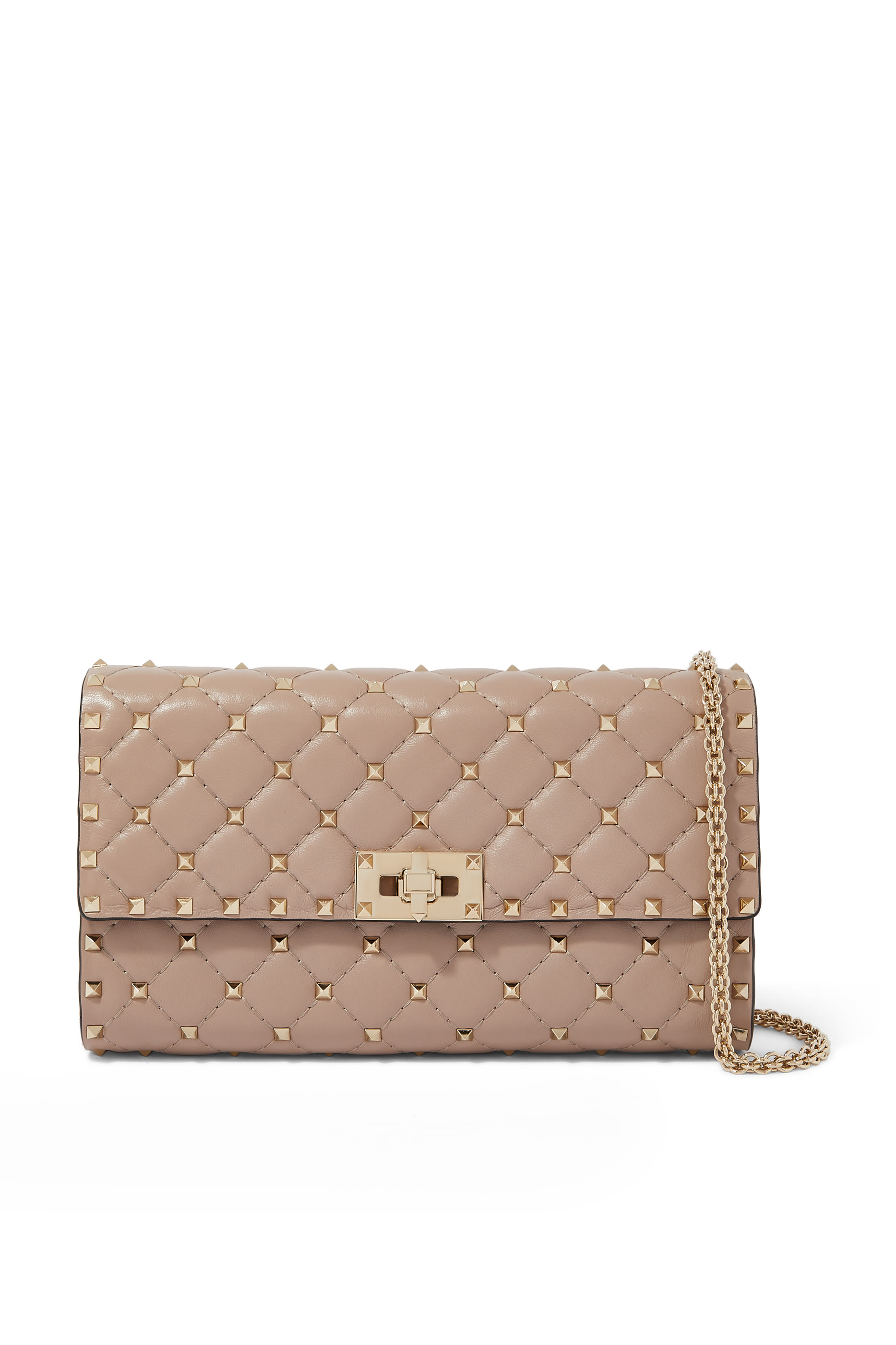 Rockstud Leather Shoulder Bag