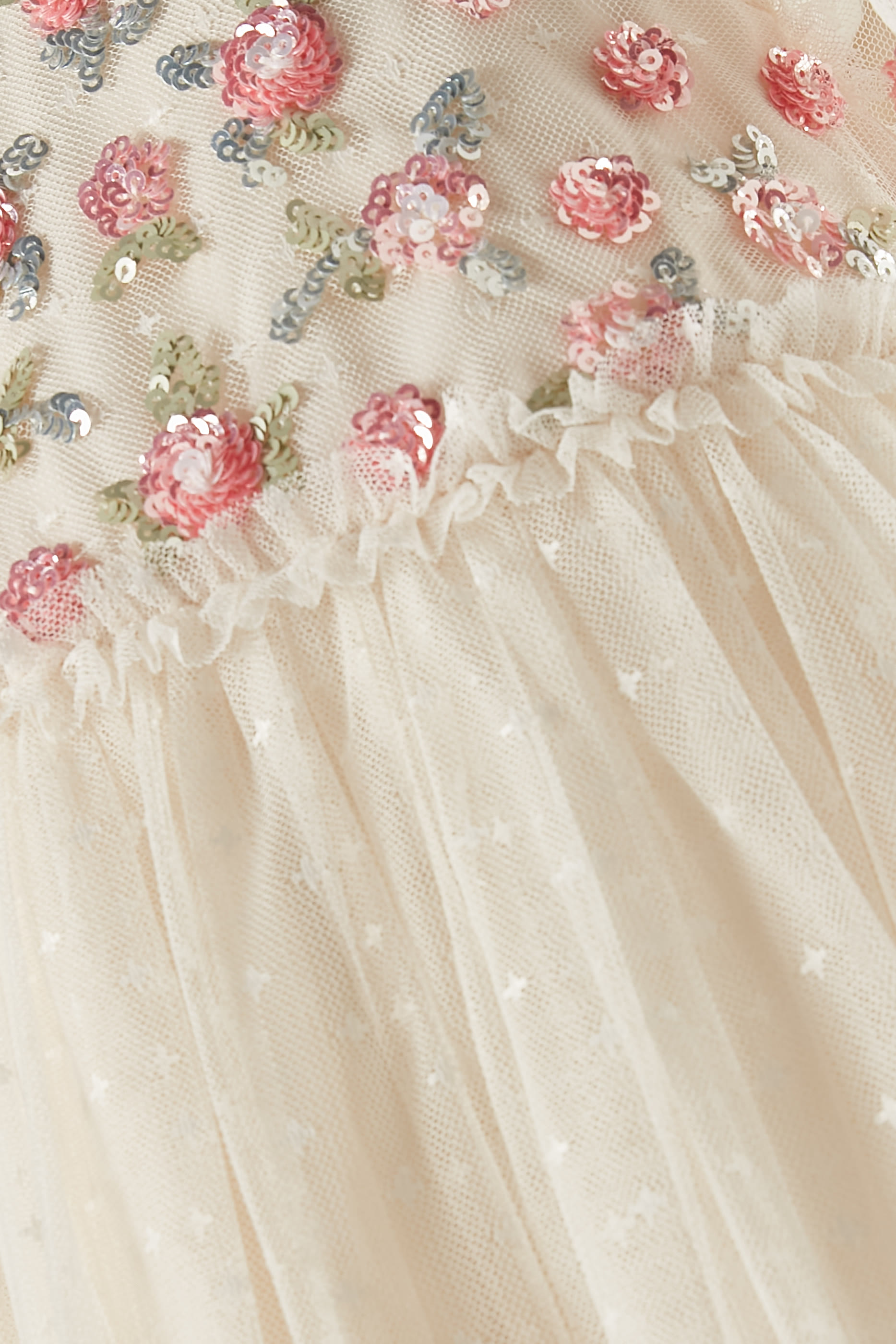 Kids Shimmer Ditsy Bodice Dress