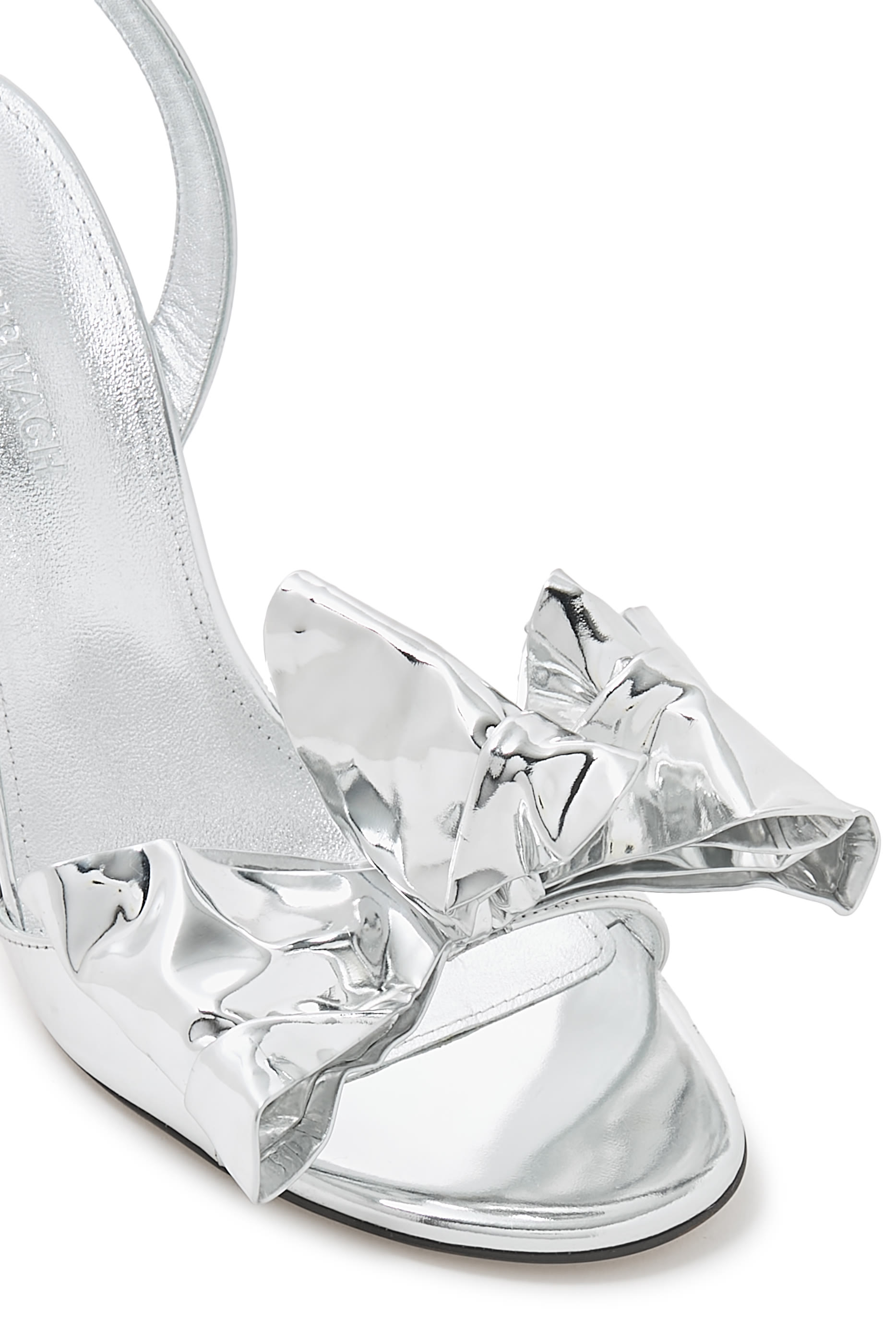 Le Cadeau Wrapped Mirror Leather 95 Sandals 