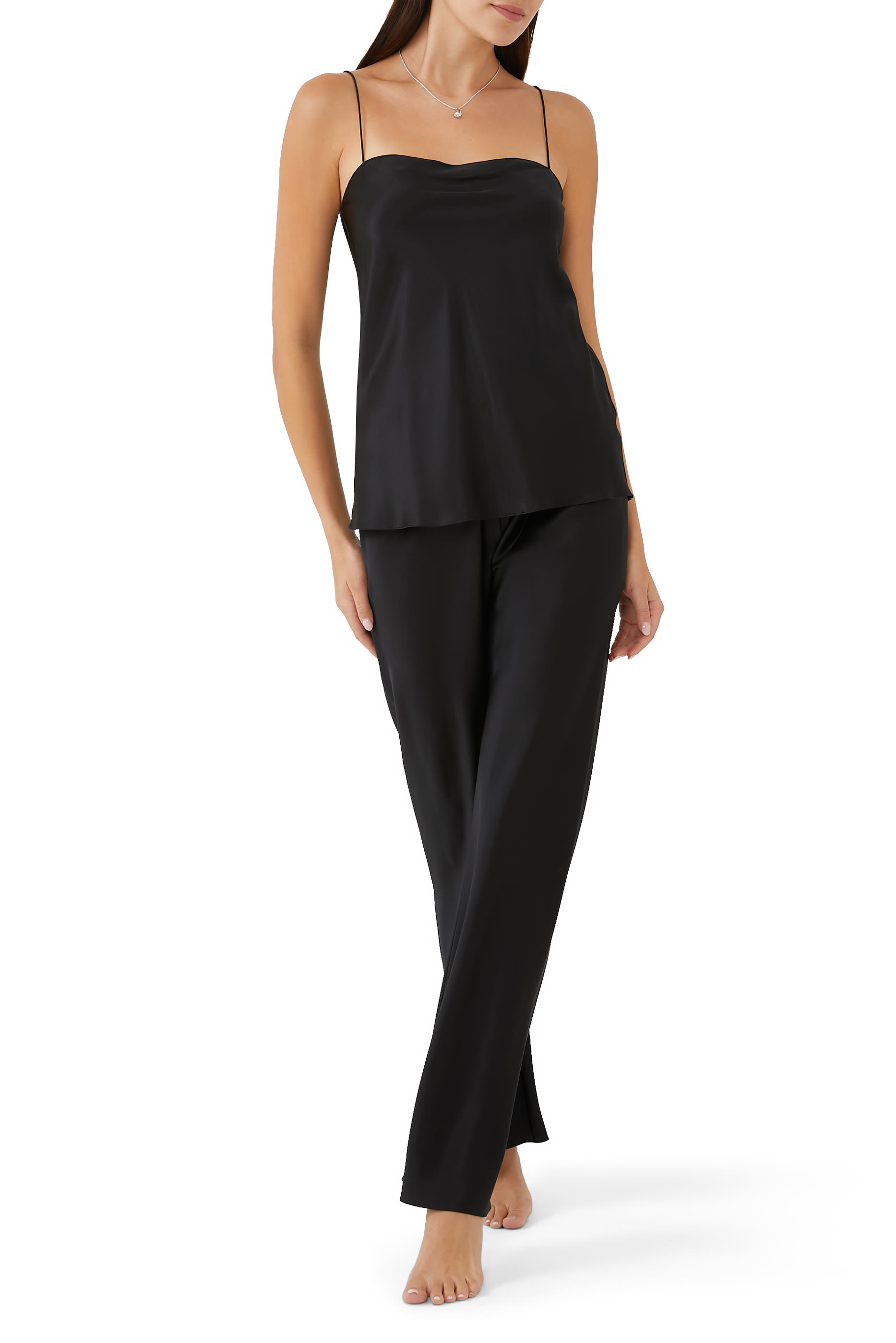 Riviera Silk Satin Pants