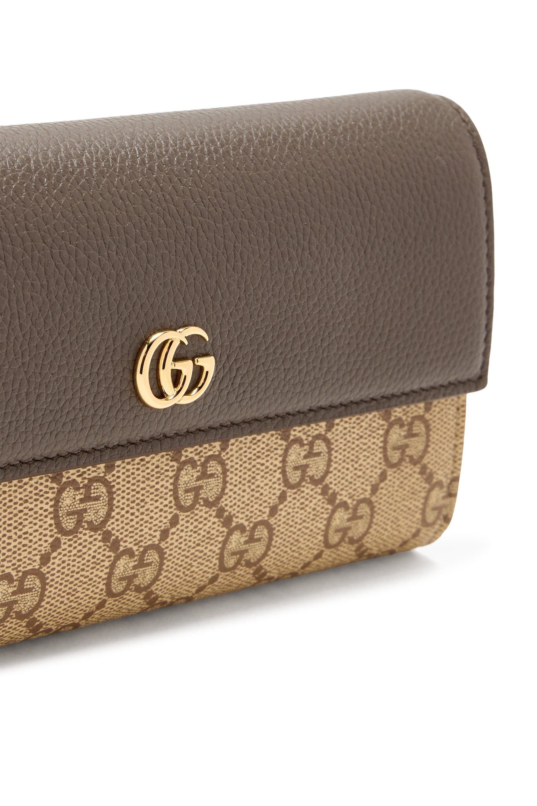 Bi-Color GG Marmont Continental Wallet