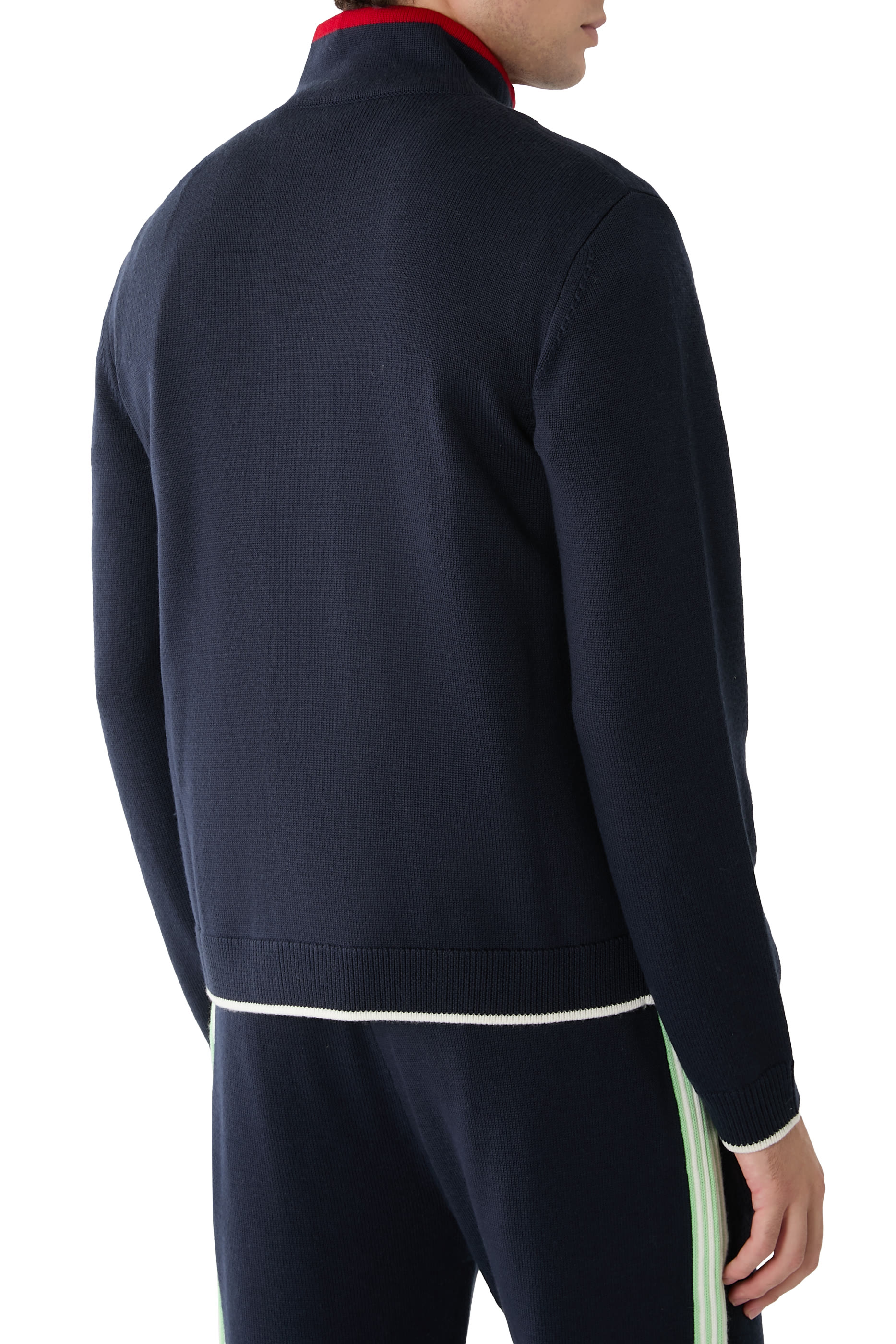 Merino Wool Tracksuit Jacket