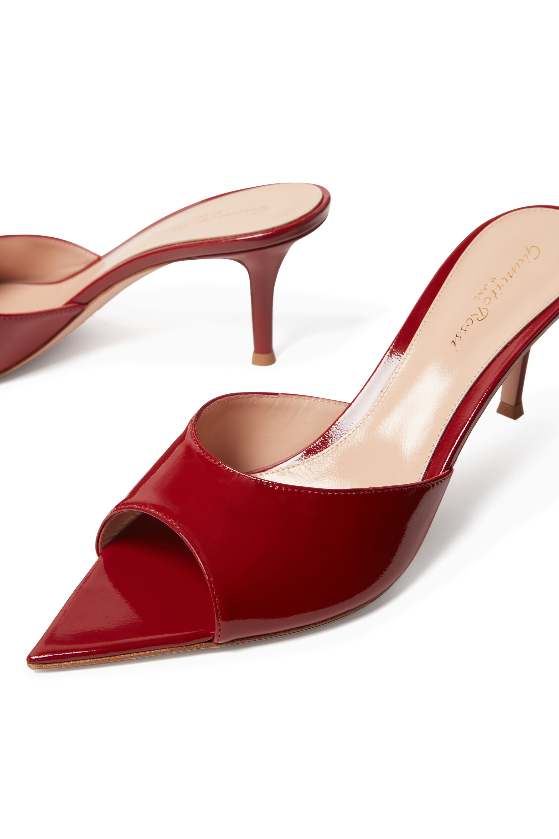 Elle 70 Patent Leather Mules