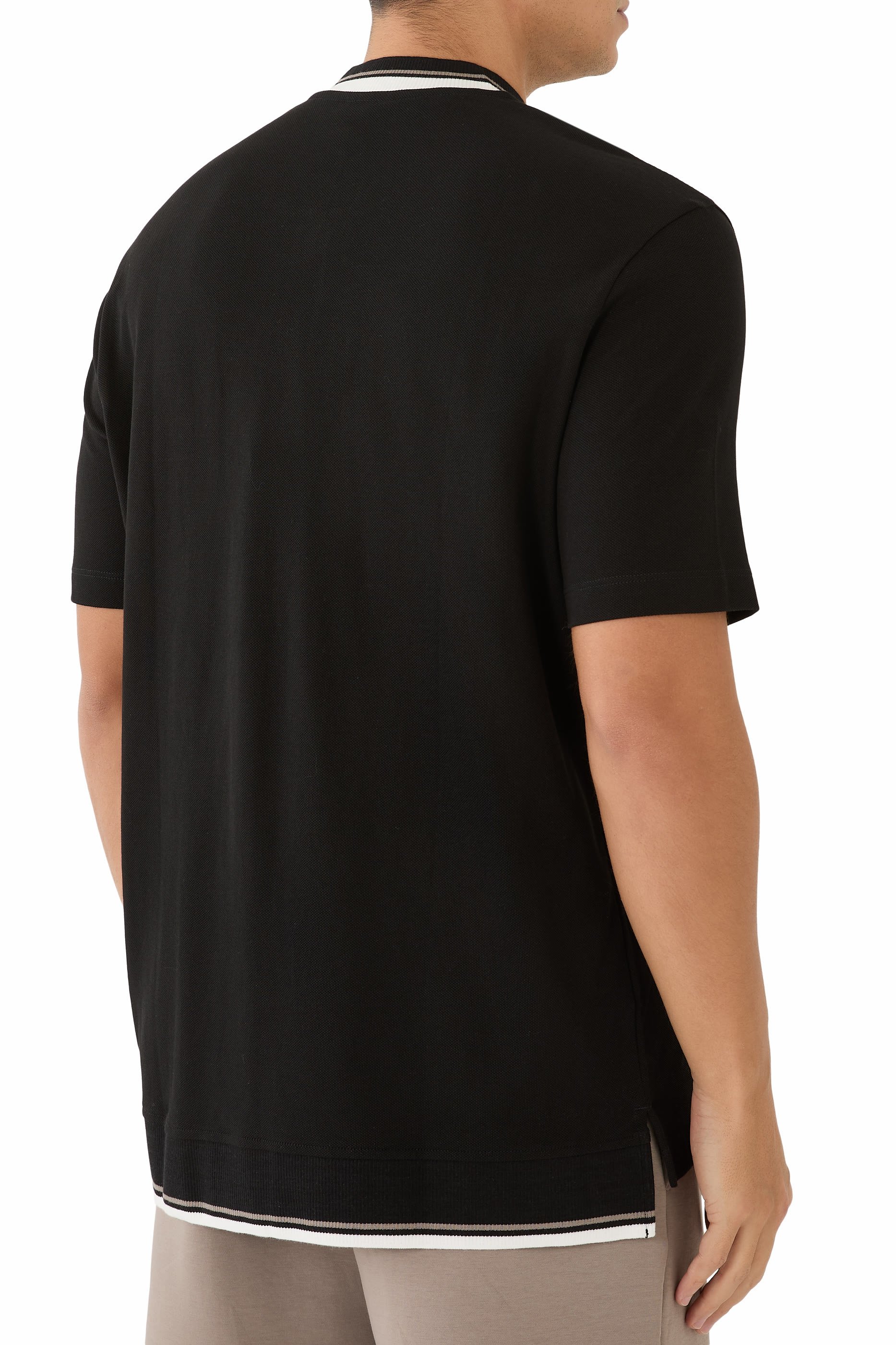 Logo Half-Zip Polo Shirt