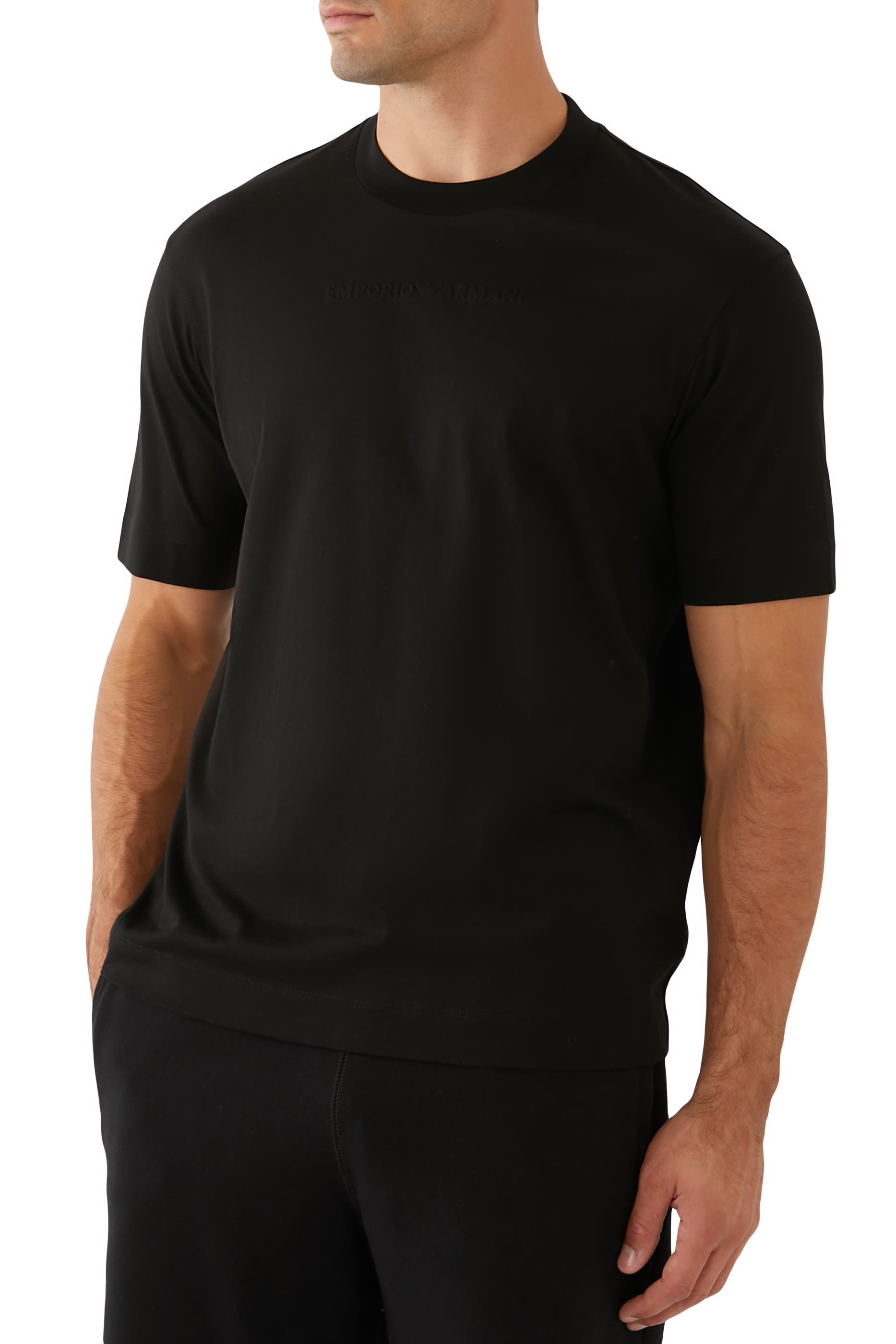 Micro EA Text Logo T-Shirt