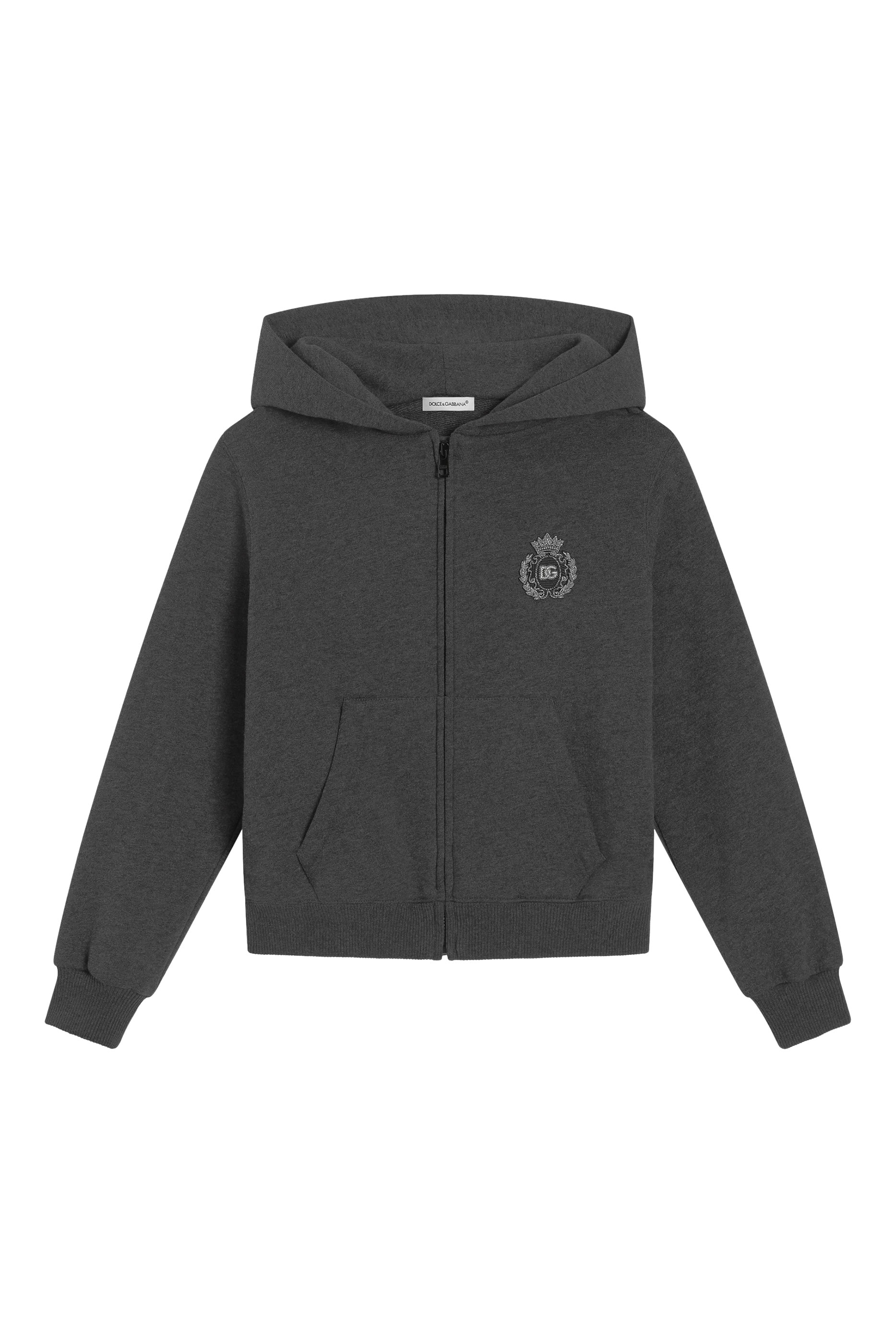 Kids DG Heraldic Patch Hooded Sweatshirt