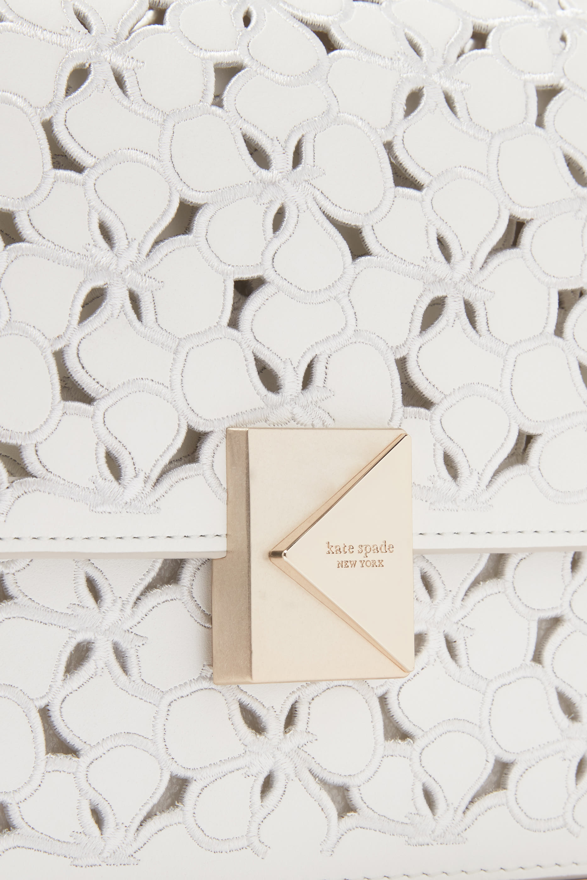 Deco Eyelet Leather Convertible Crossbody Bag