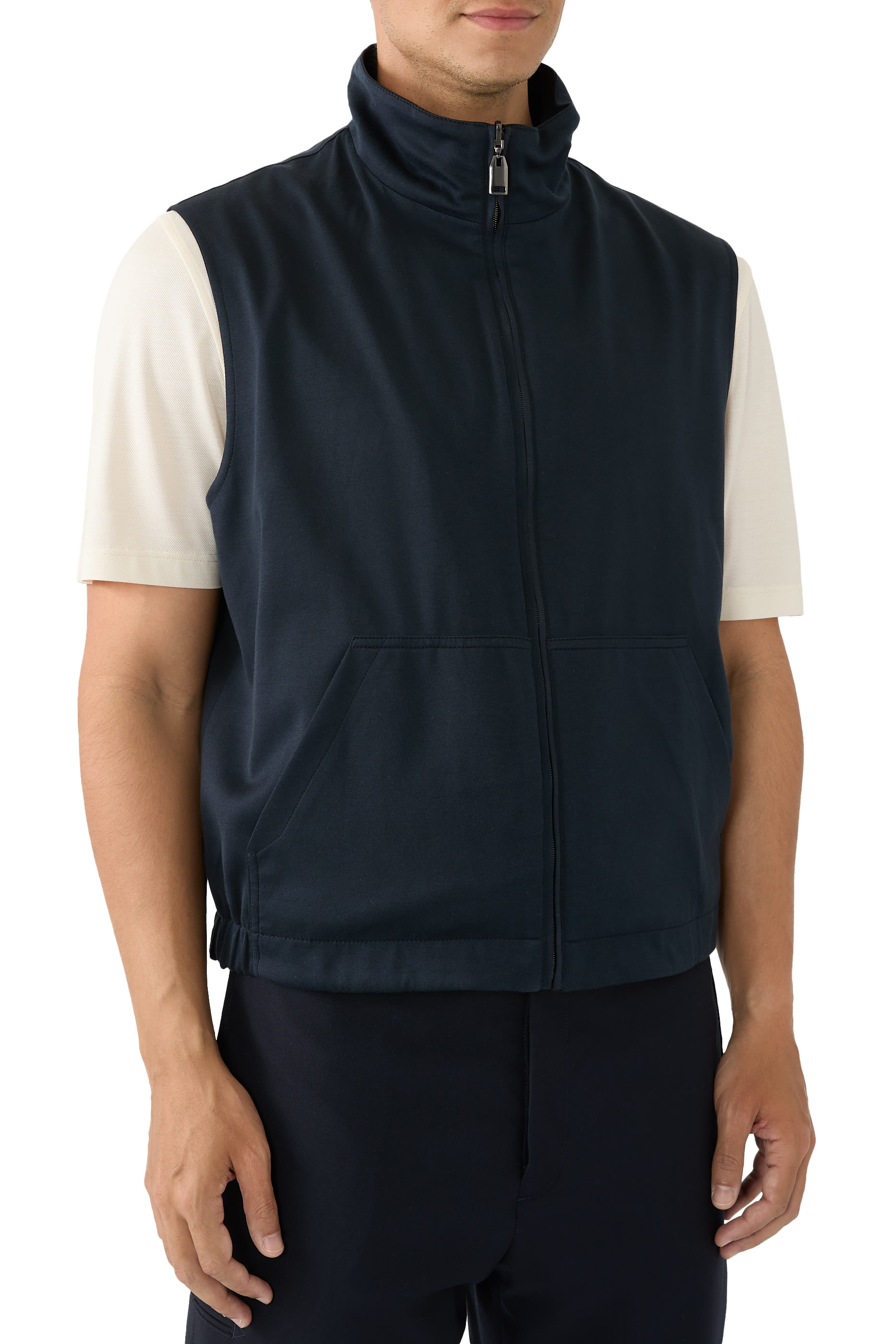 Cotton Jersey Reversible Vest