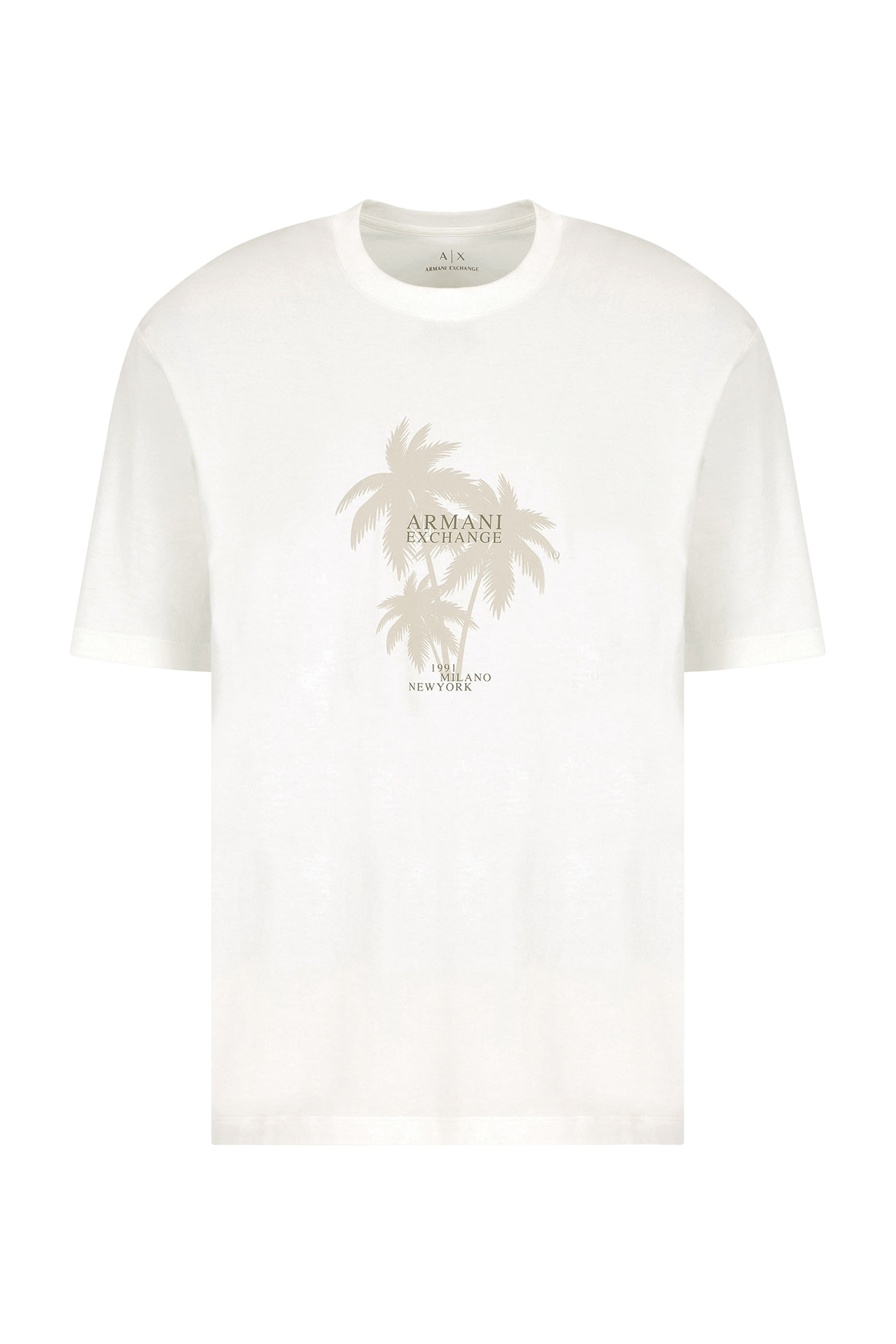 Logo-Print Palm Tree T-Shirt