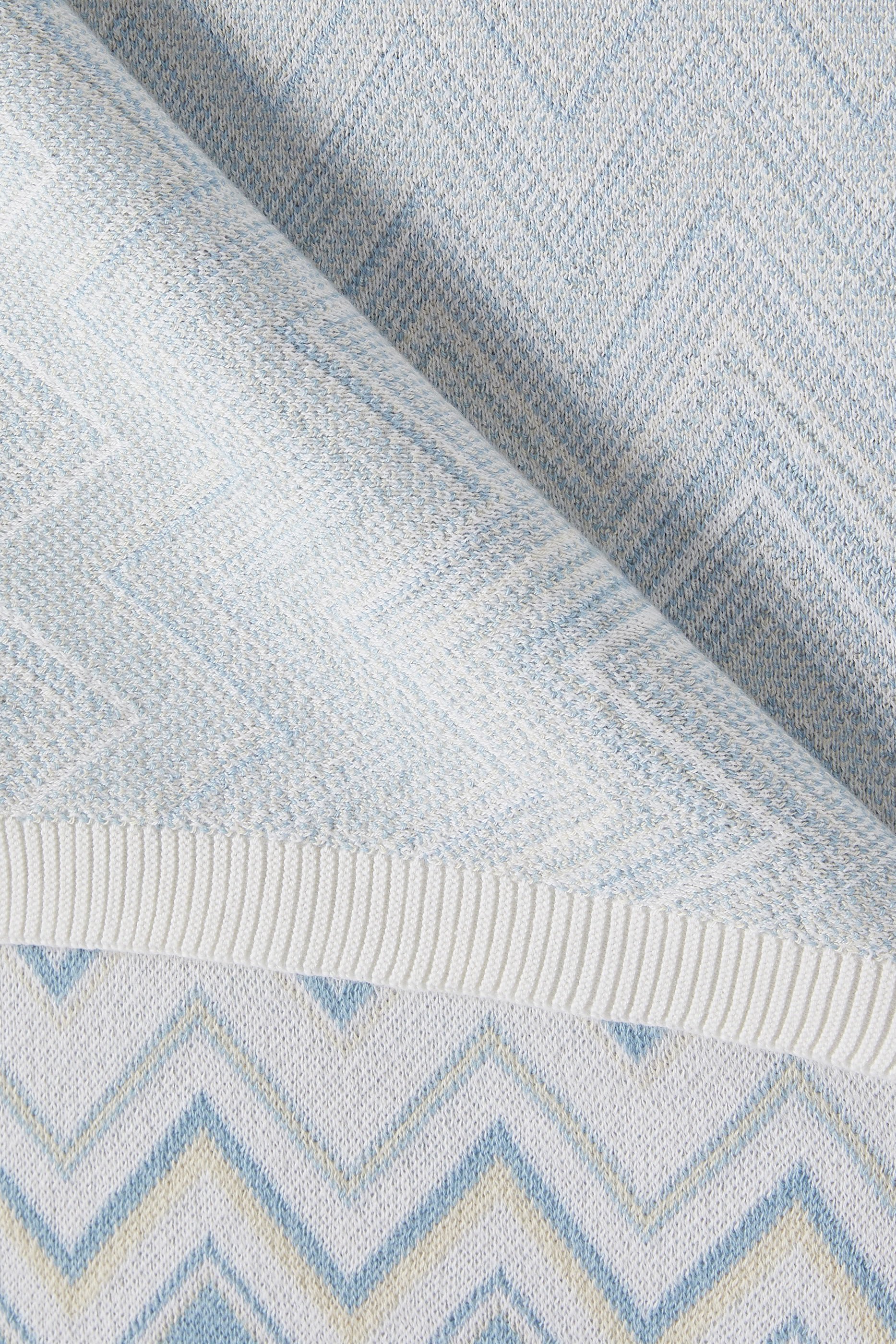 Kids Zigzag Stretch Cotton Blanket