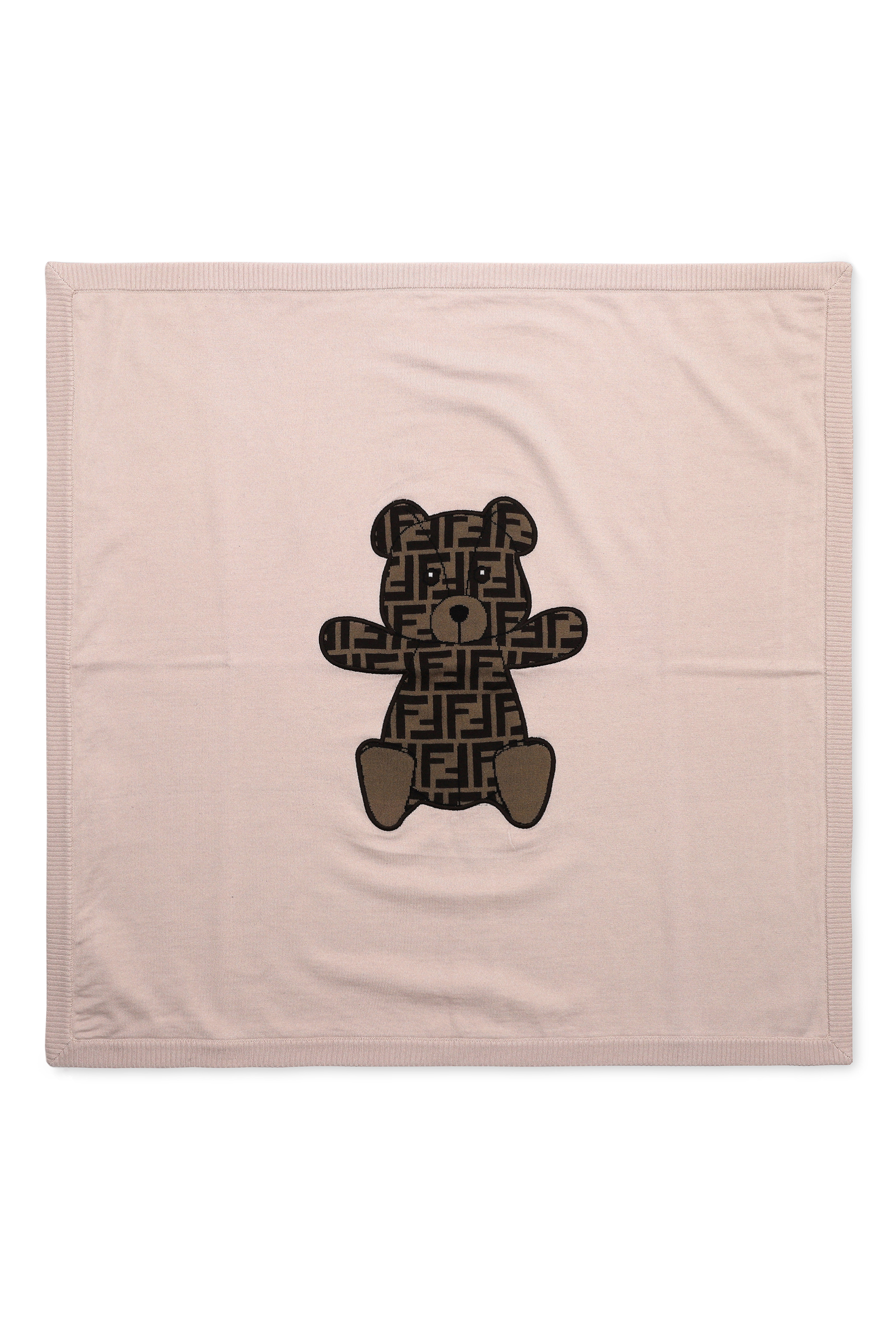 Buy Fendi FF Bear Logo Blanket - Kids for AED 3390.00 Boy's Accessories