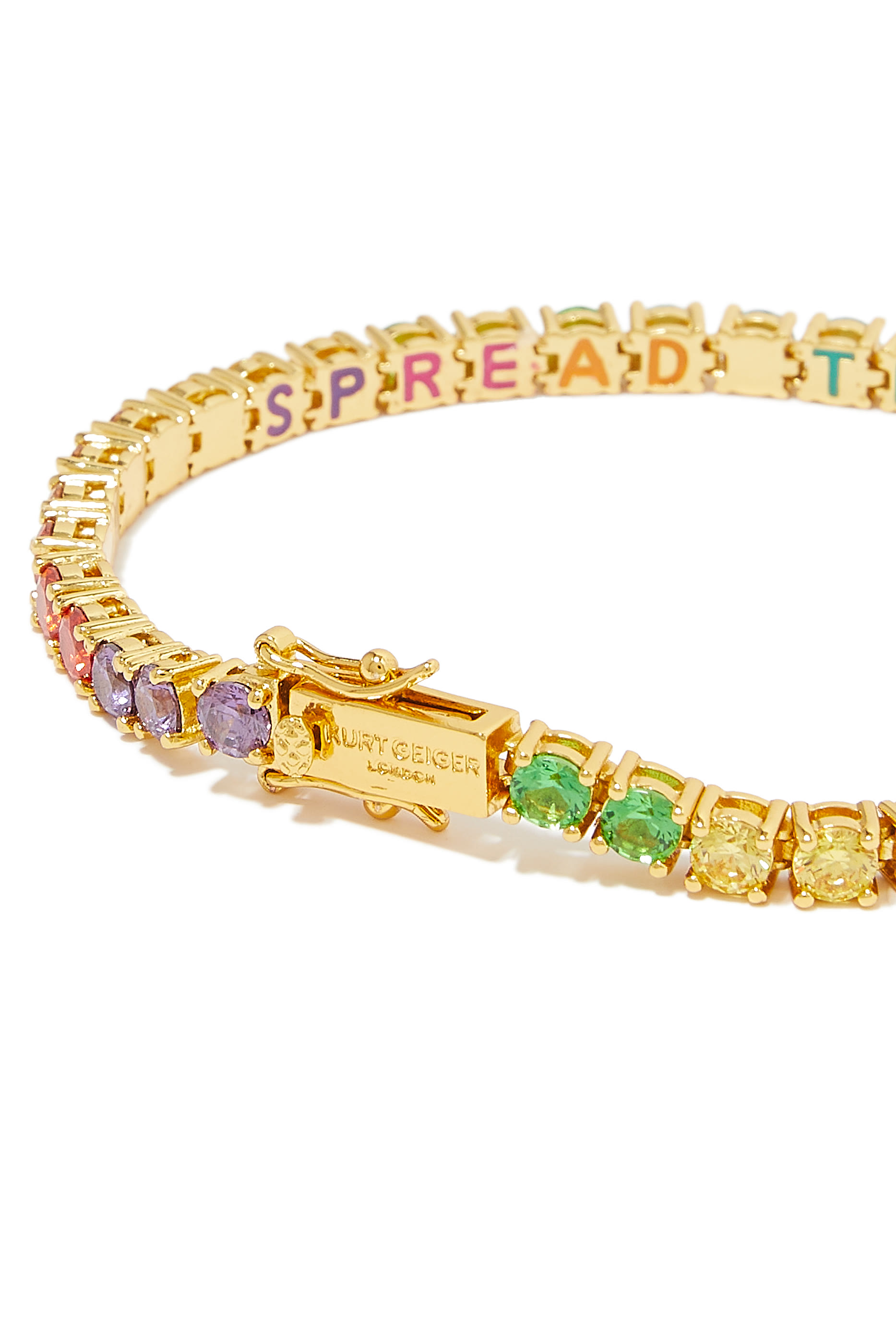 Rainbow Tennis Bracelet
