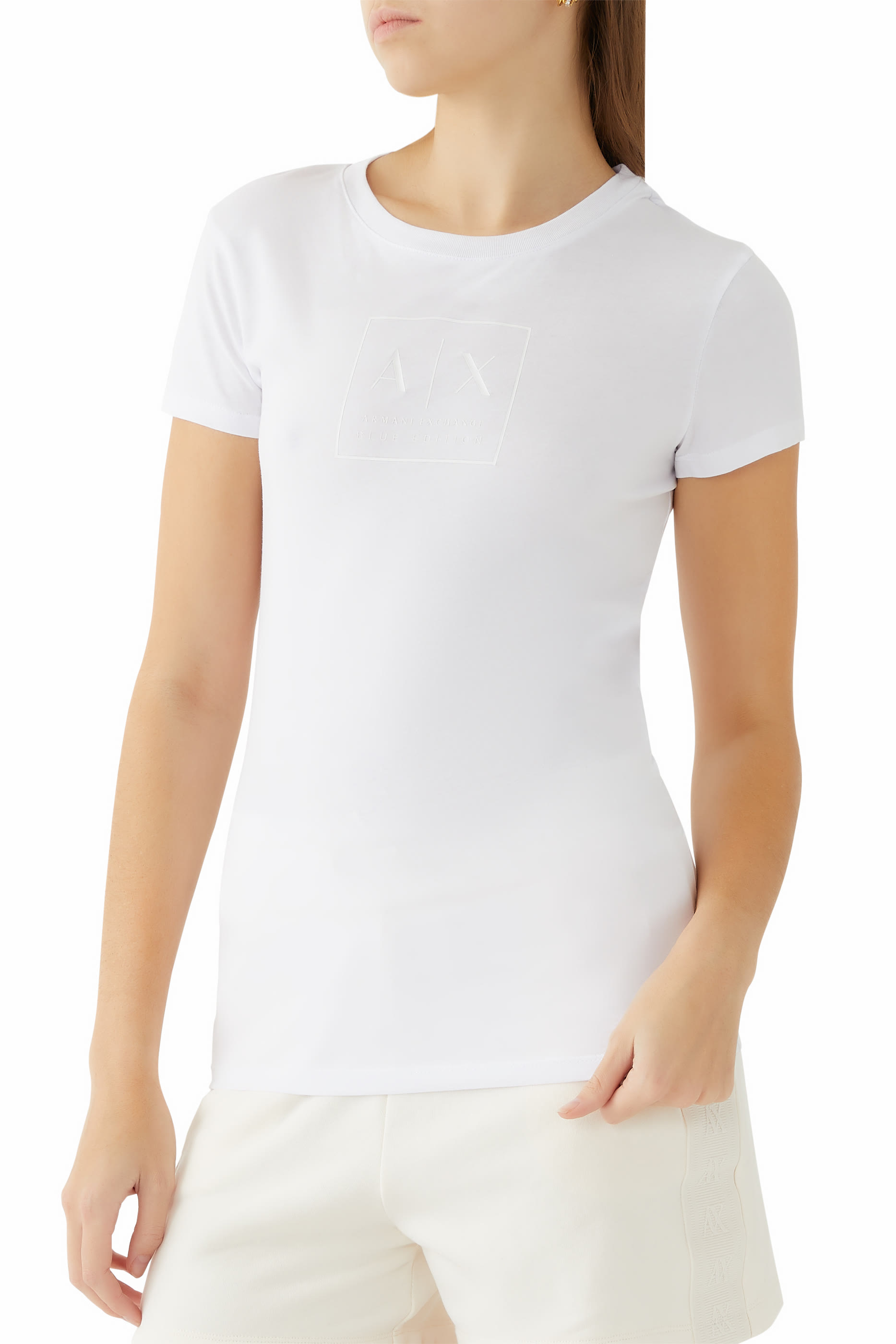 AX Logo Slim-Fit T-Shirt