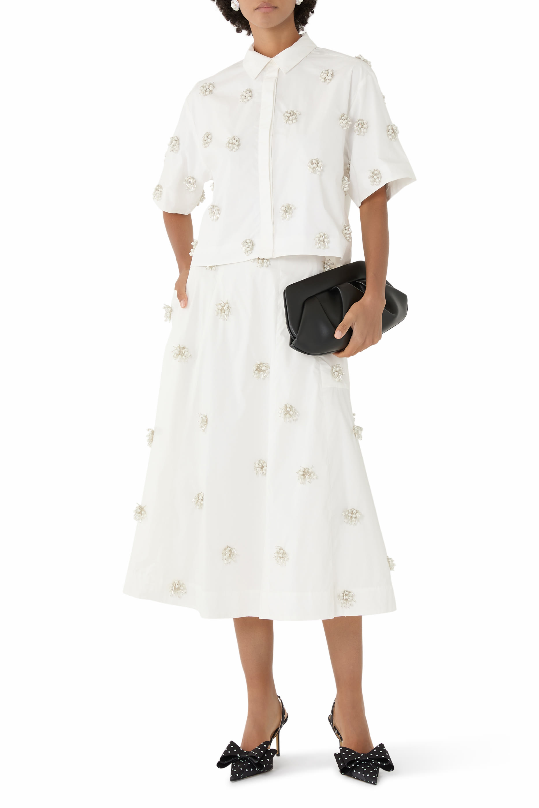 Cosmo Embellished Camp Shirt