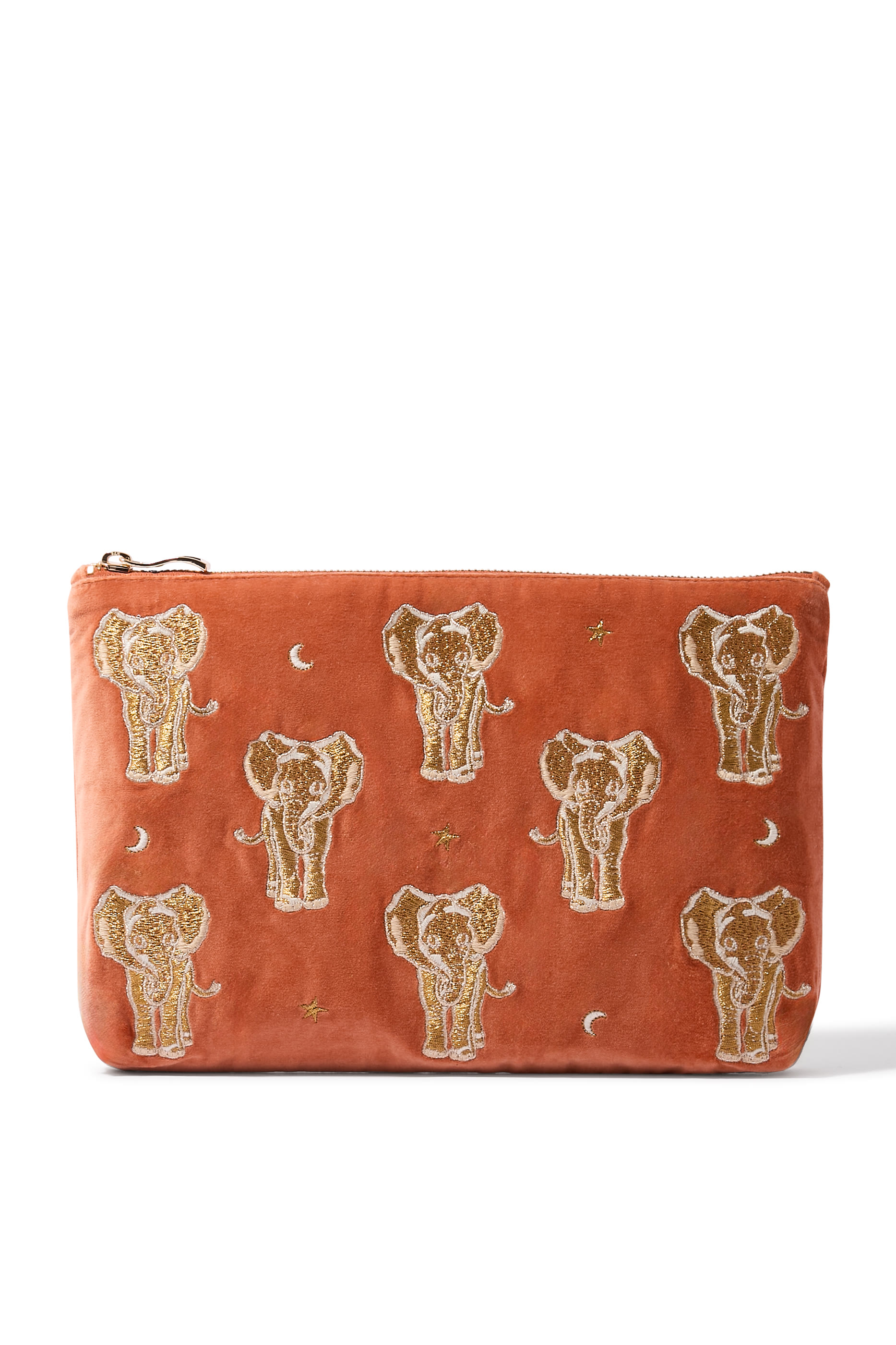 Golden Elephants Everyday Pouch 