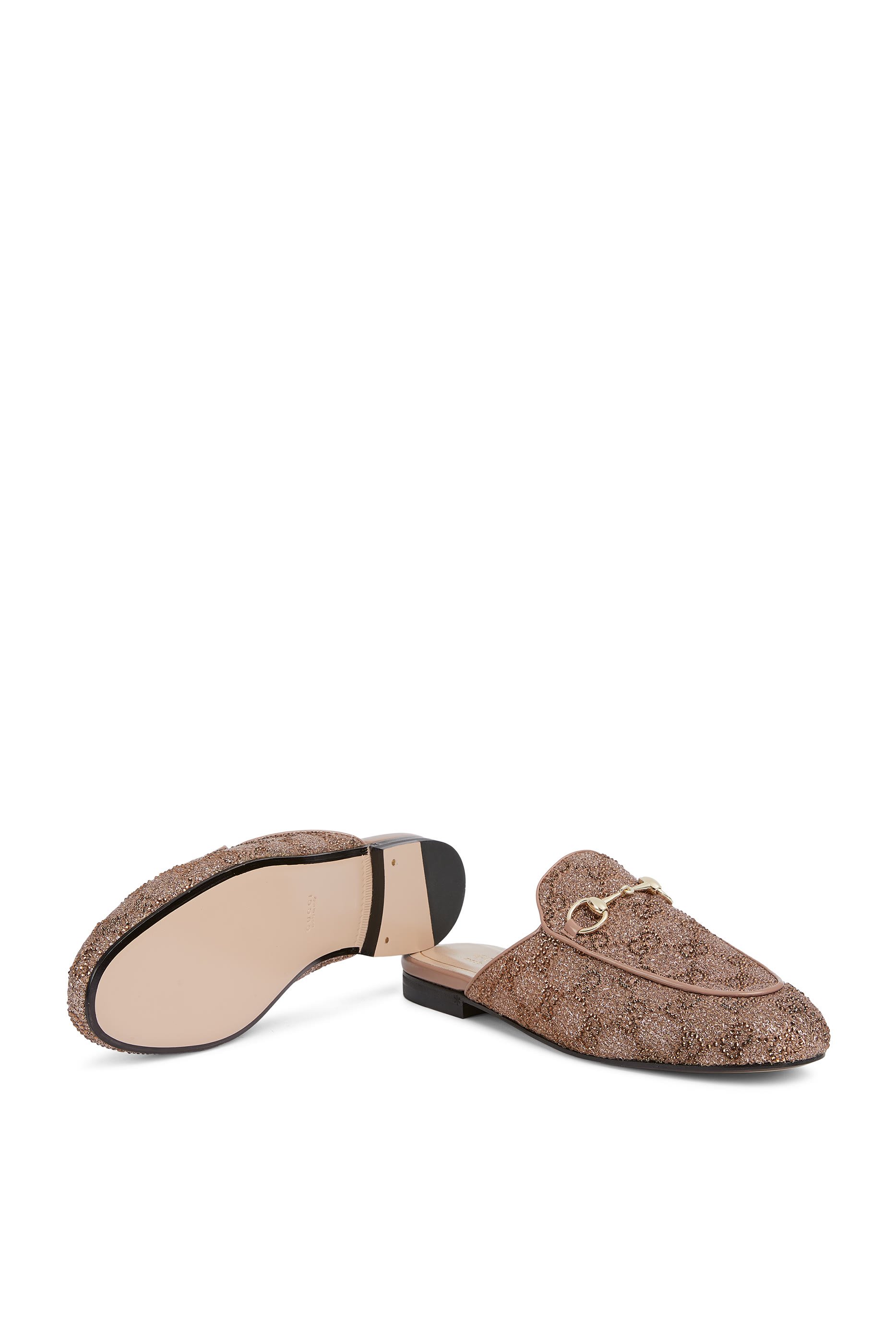 Princetown Slippers with Crystal Horsebit