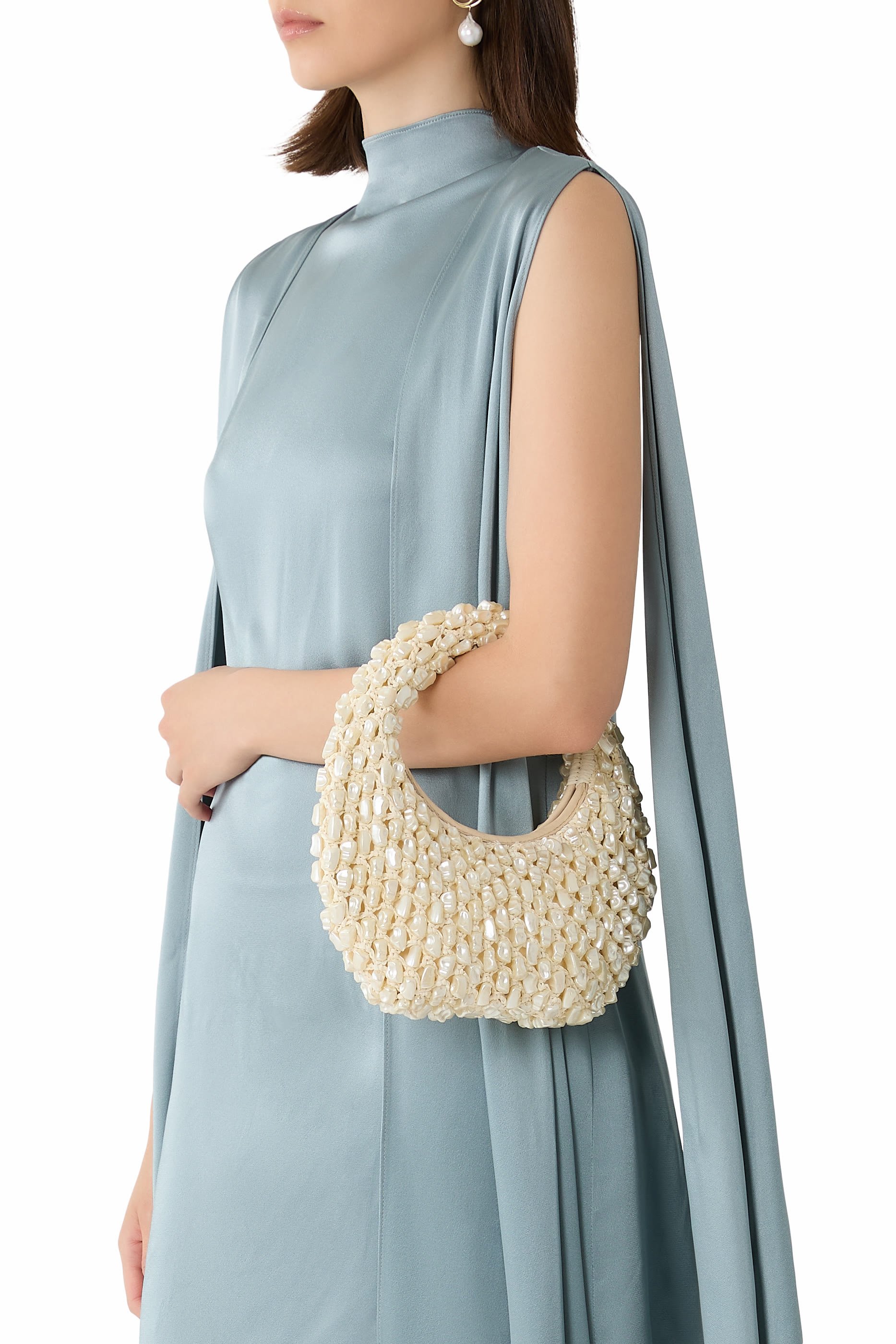 Reef Beaded Top-Handle Bag