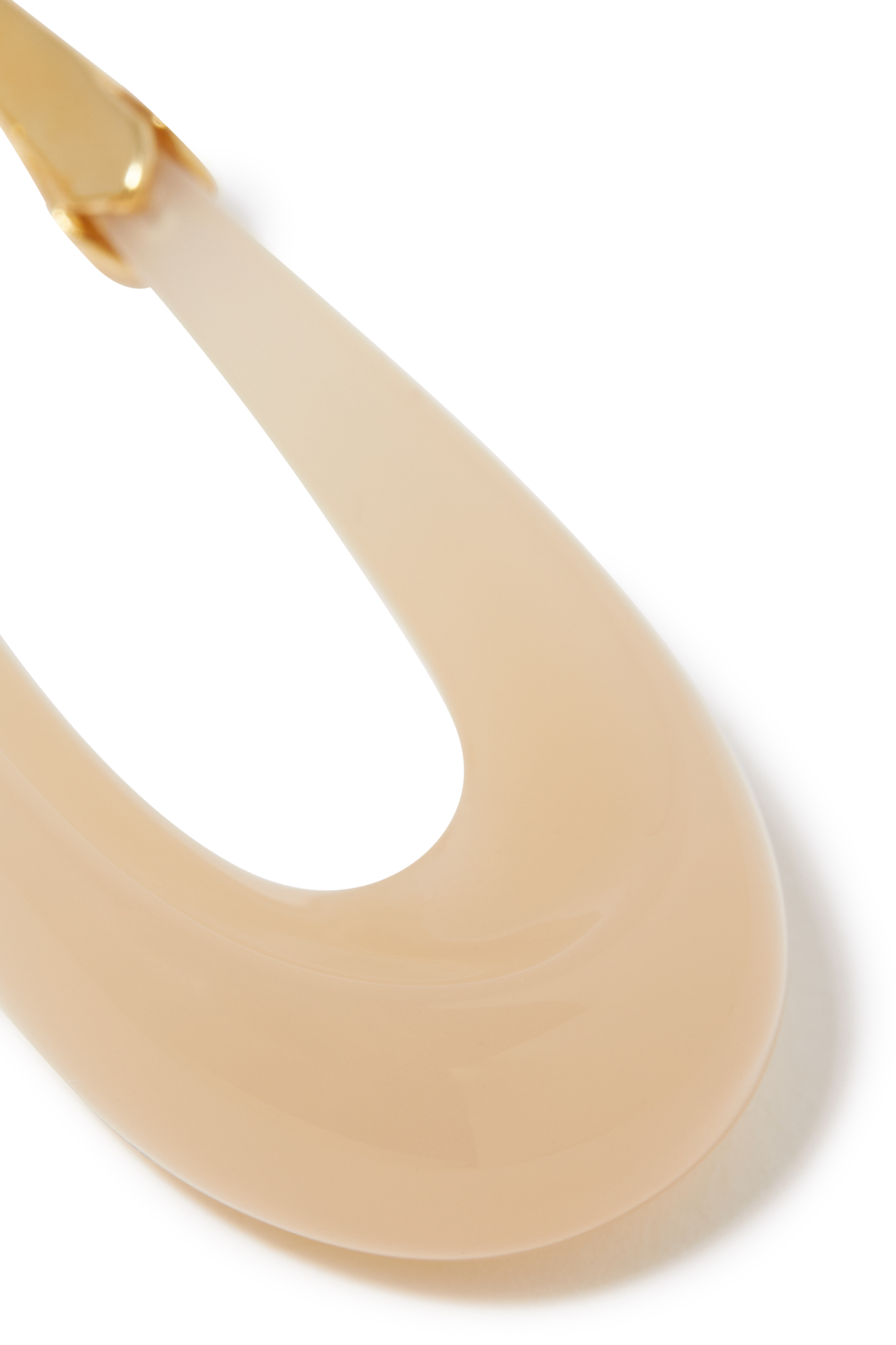 Ecume Drop Earrings, 24k Gold-Plated Brass & Resin