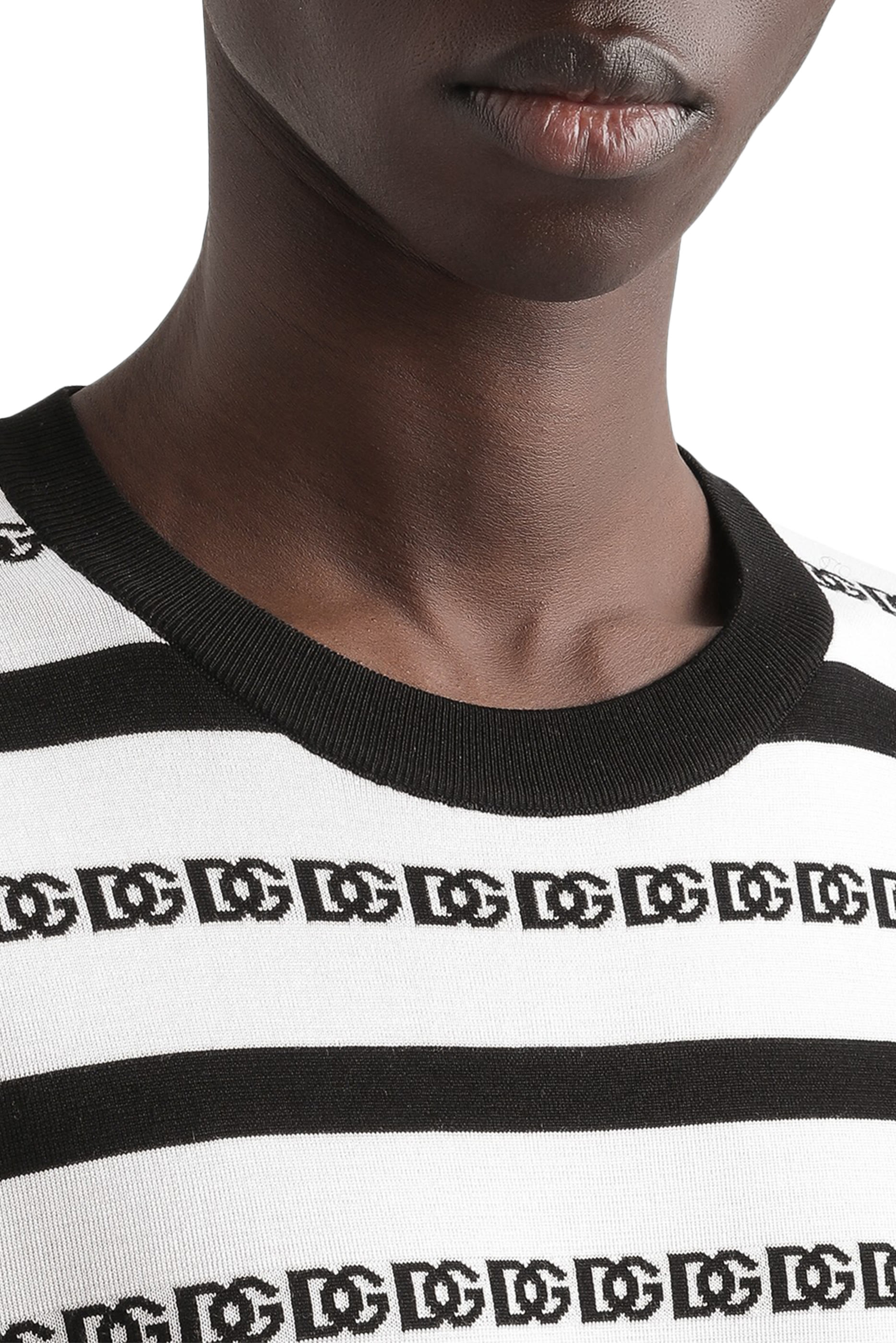 All-Over Logo Print Silk Pullover