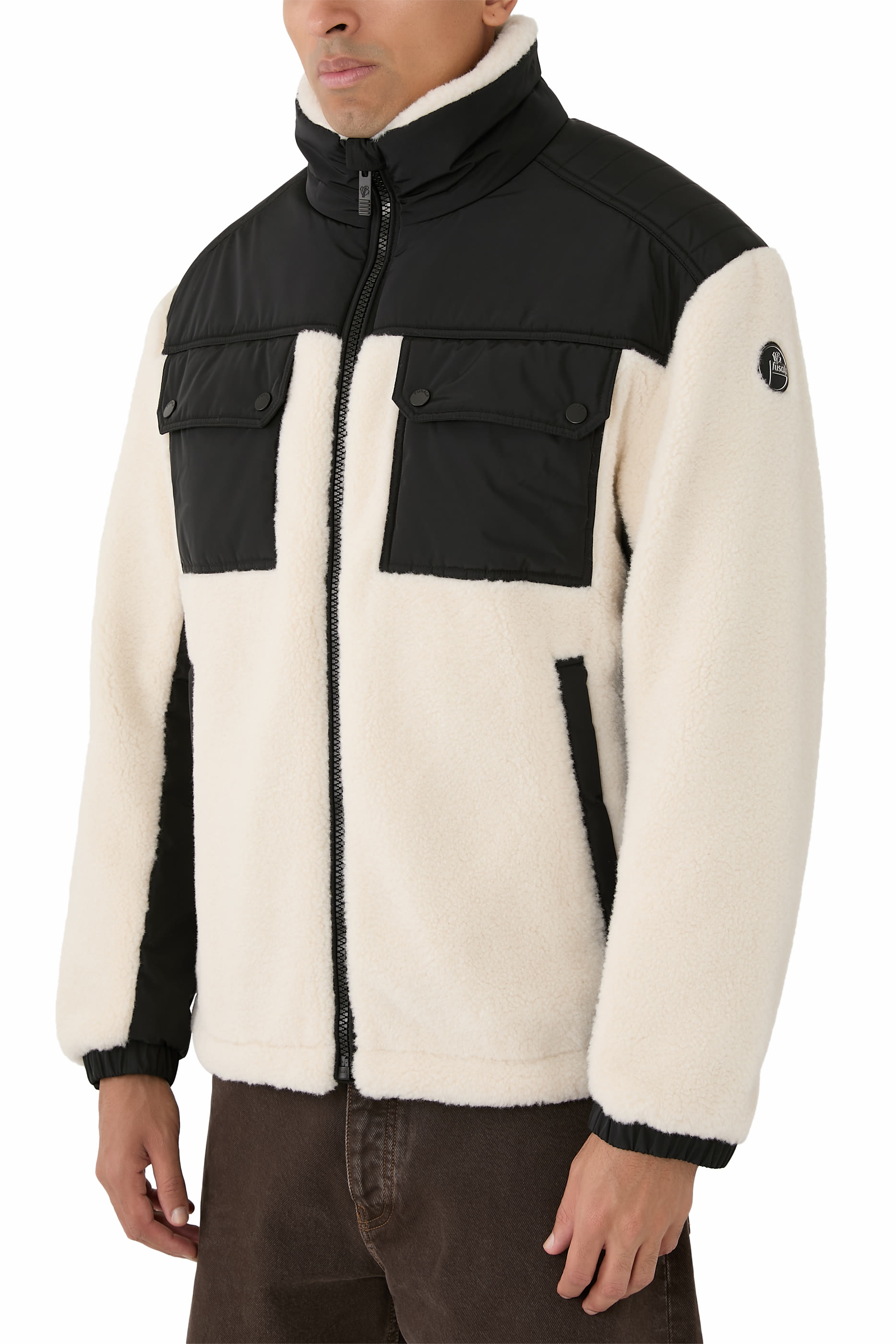 Fleece Panelled Jacket