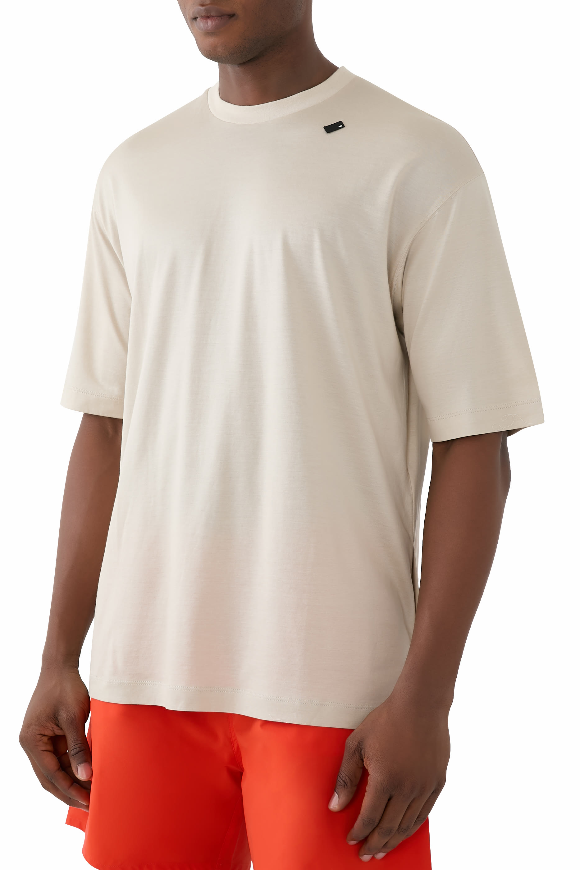 Oversized Micro Patch T-Shirt