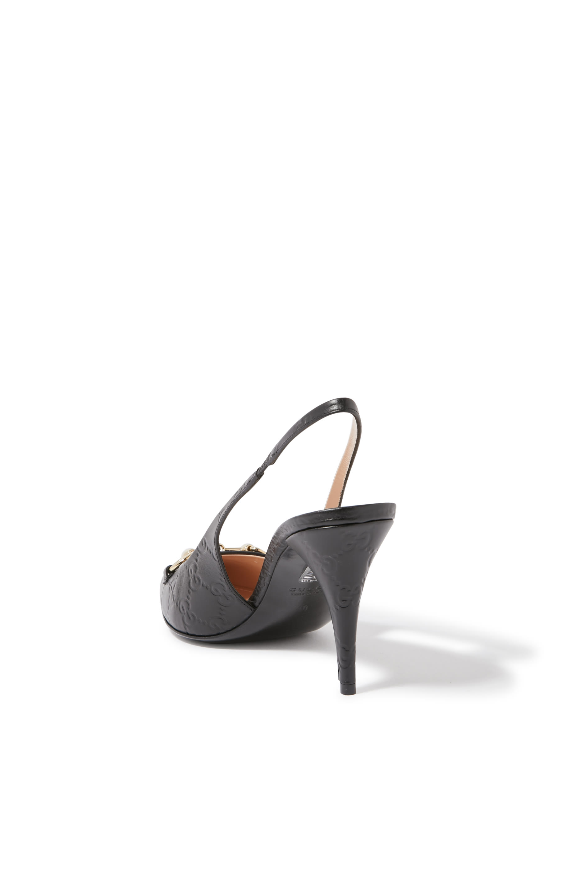 Horsebit 85 Slingback Pumps