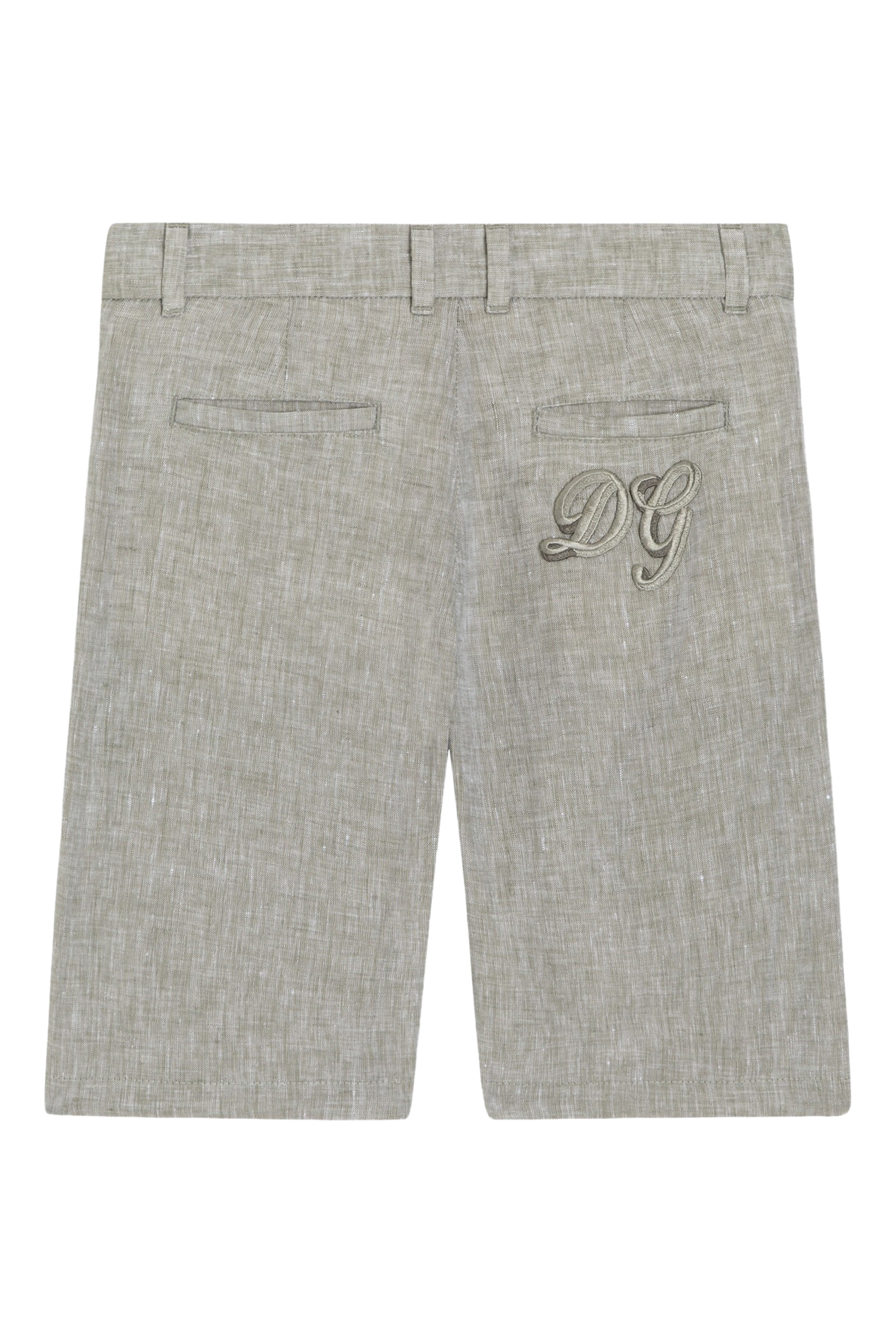 Kids Linen Bermuda Shorts