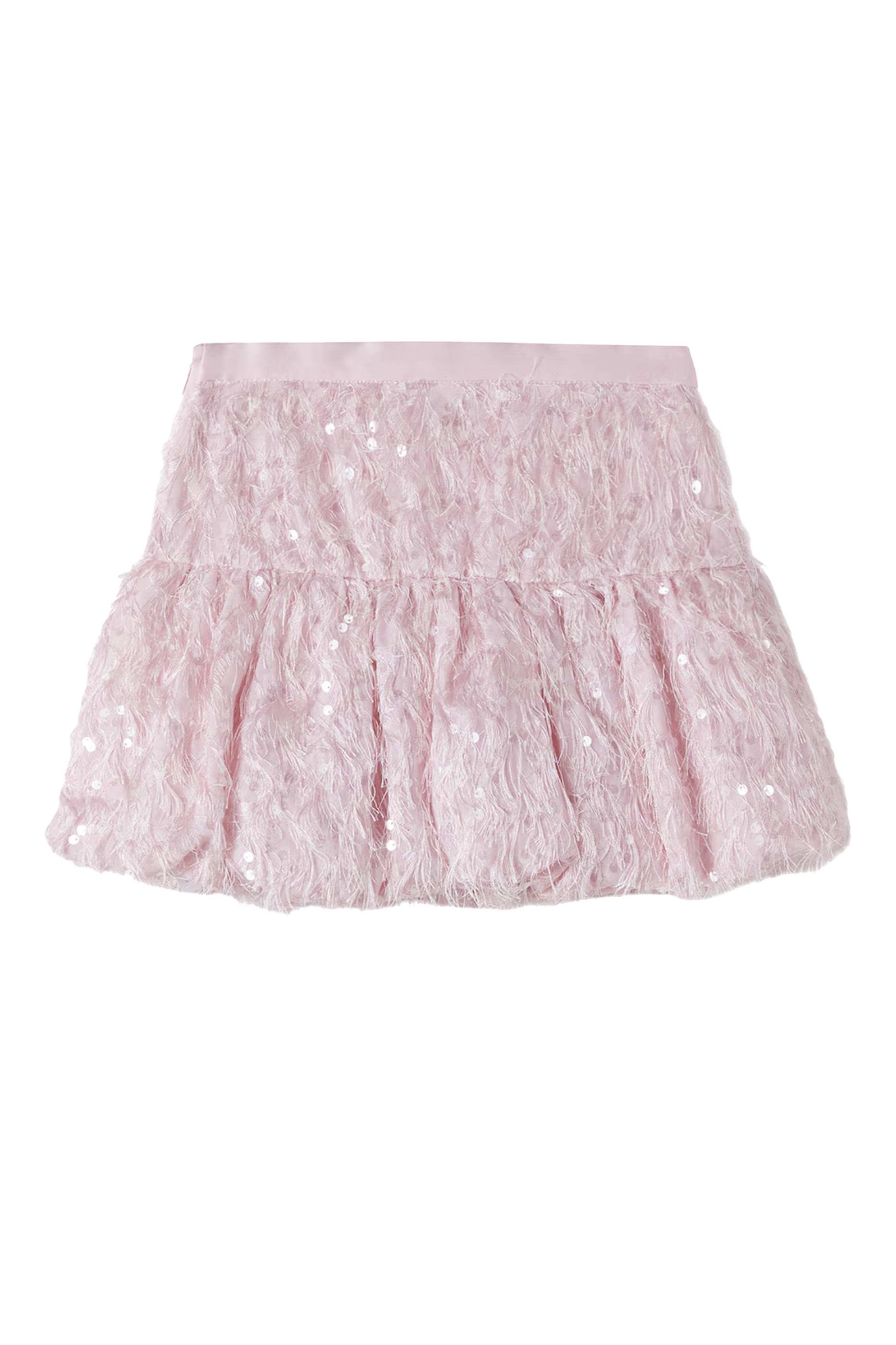 Kids Sequin and Feather Skirt