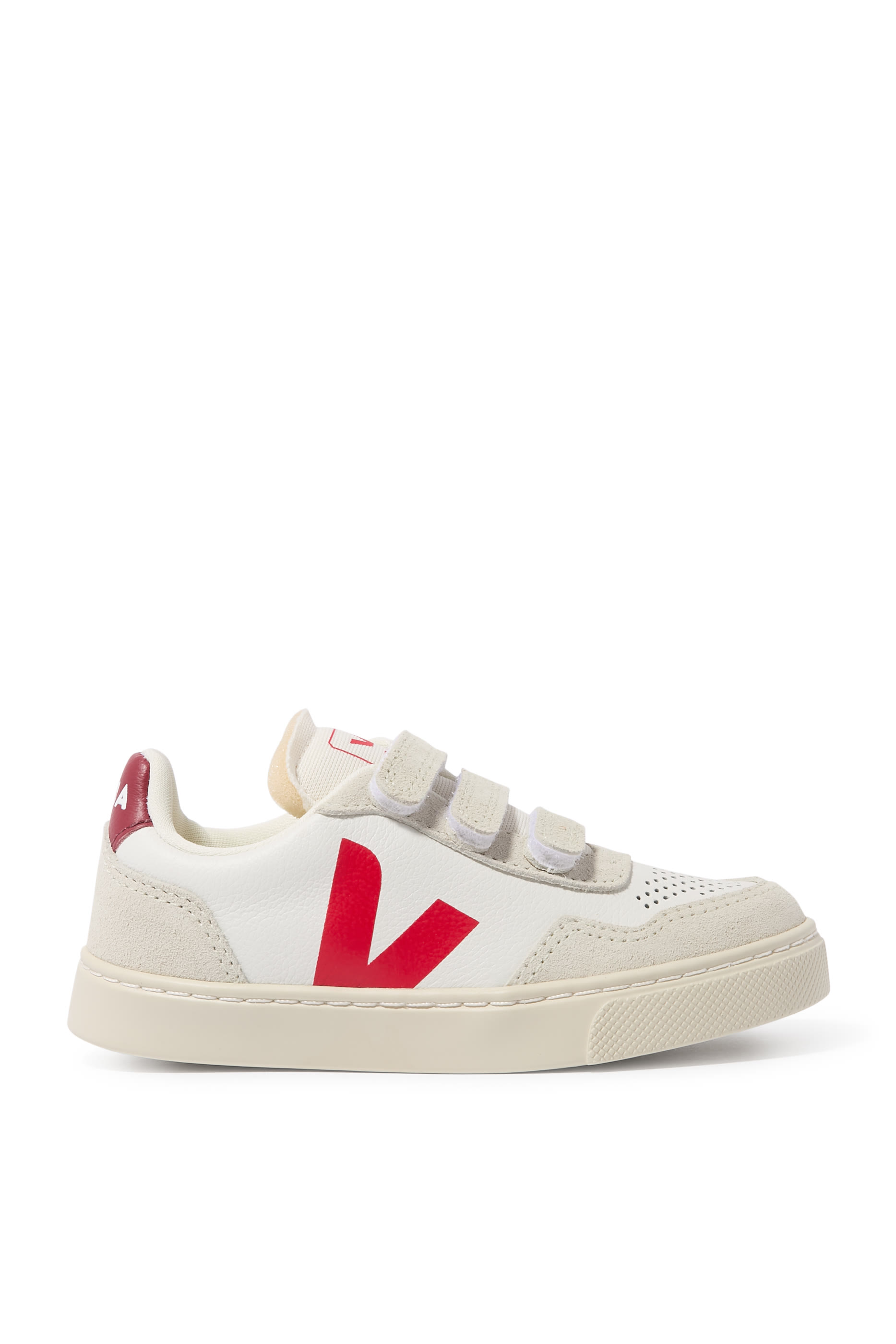 Kids V-90 Leather Sneakers