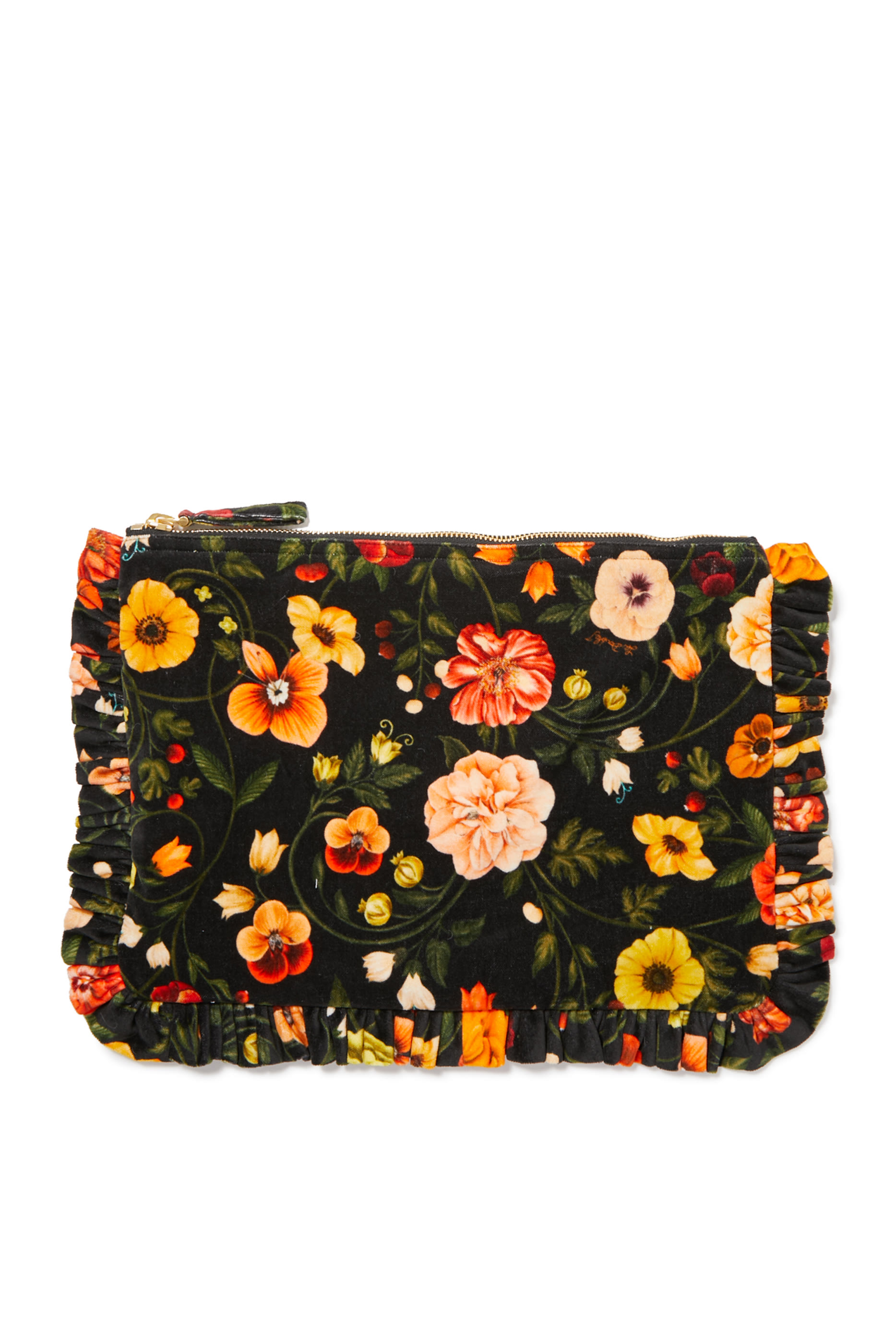 Hand Cotton Velvet Pochette