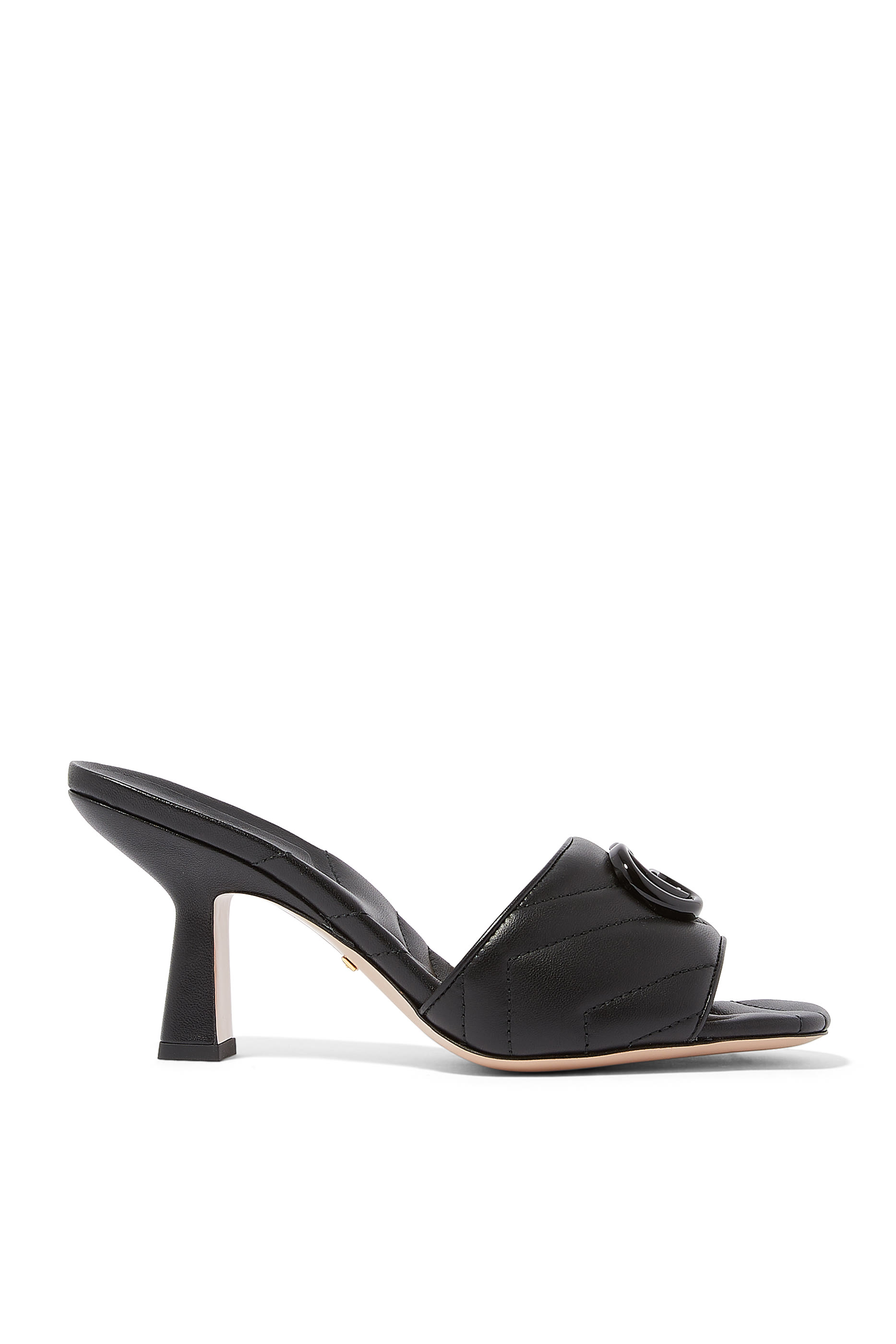 Marmont 75 Double G Leather Sandals