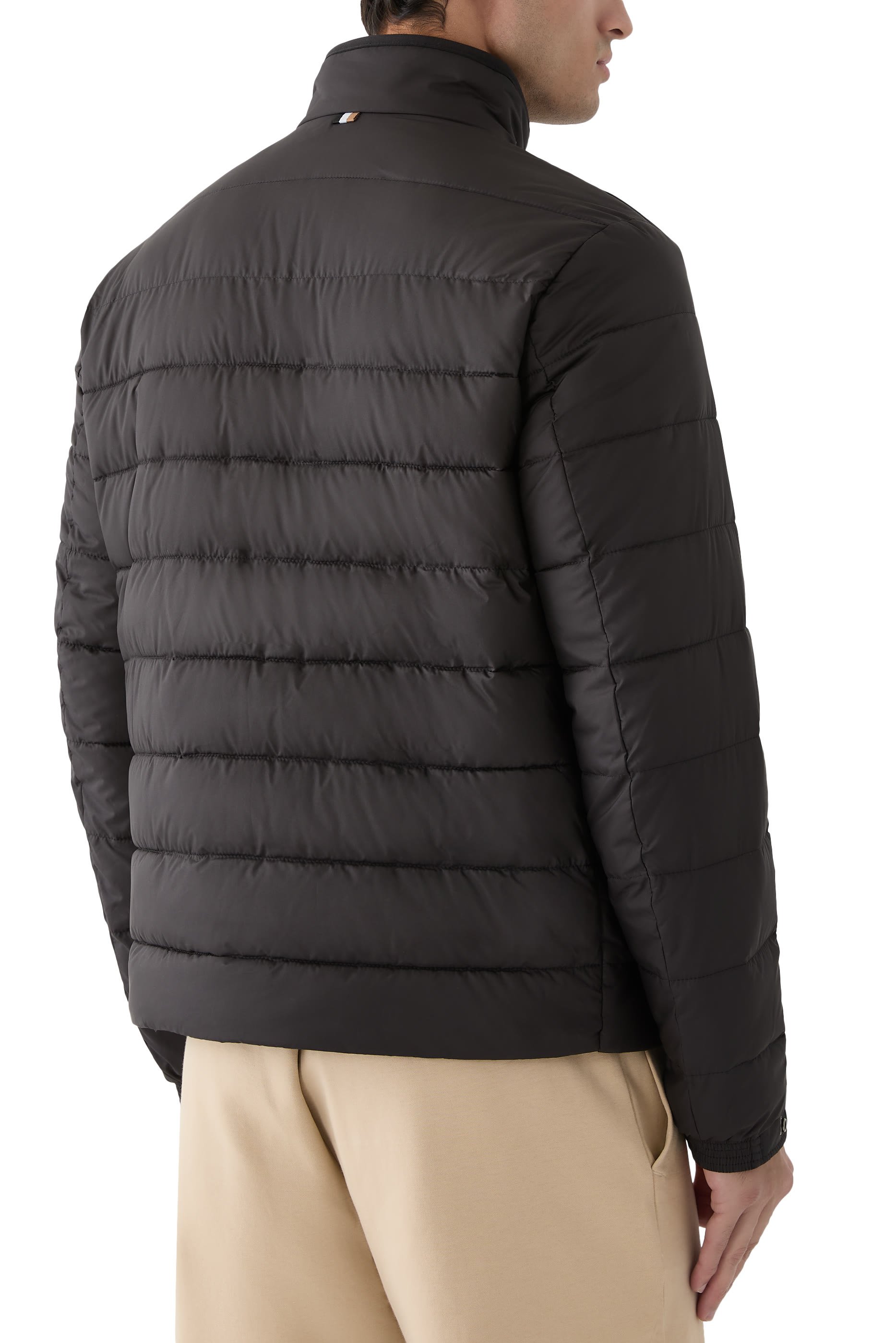 Water-Repellent Regular-Fit Jacket with Logo Detail