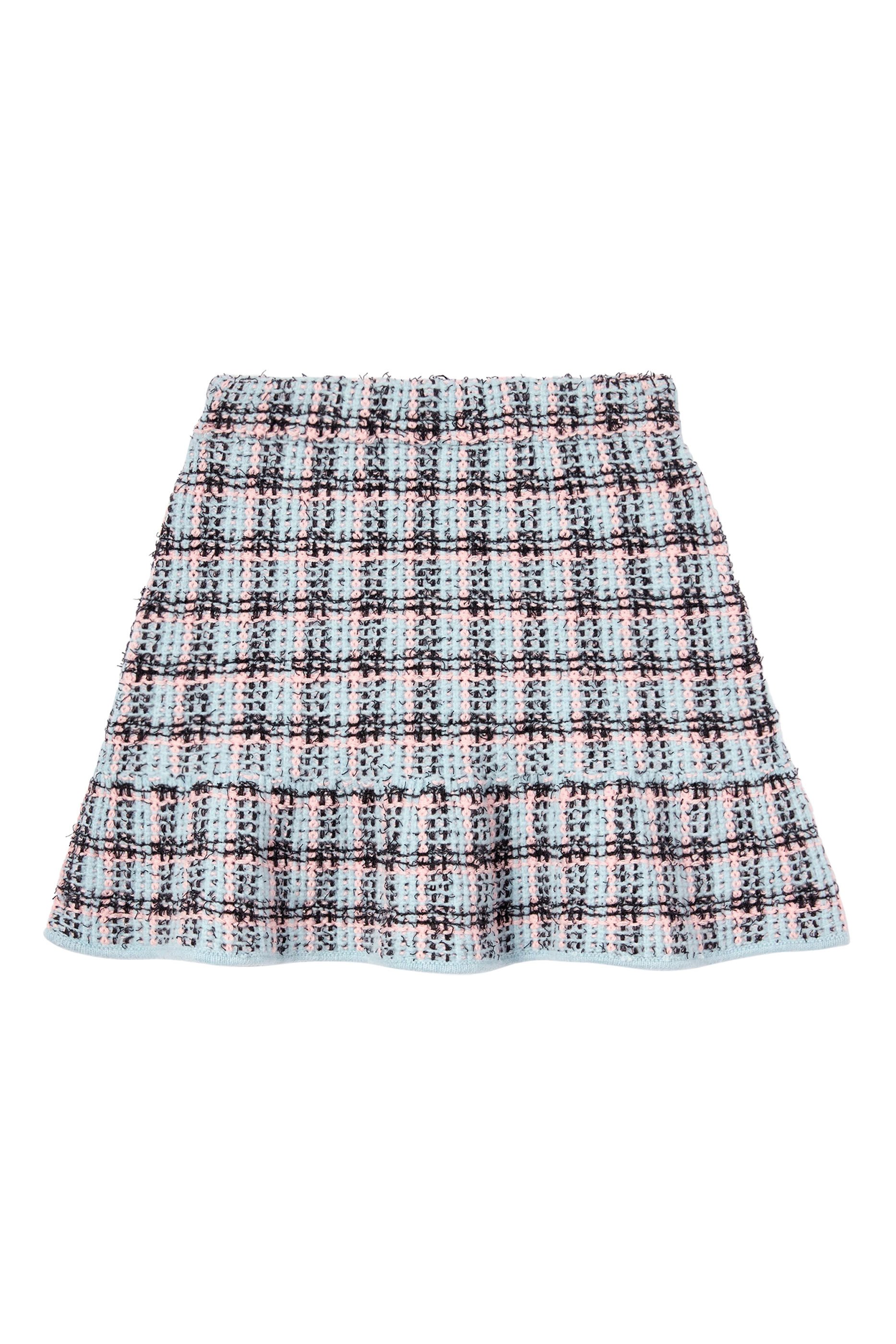 Kids Textured Stripe Knit Skirt