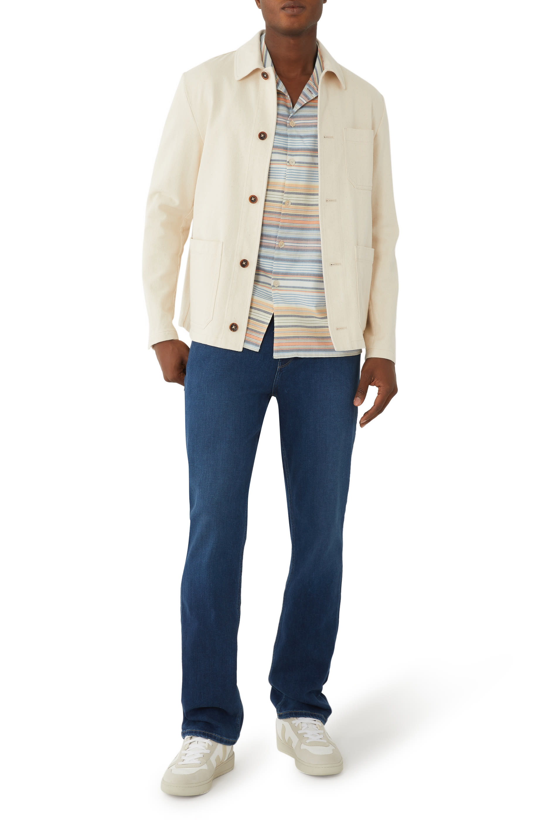 Short Sleeve Striped Shirt