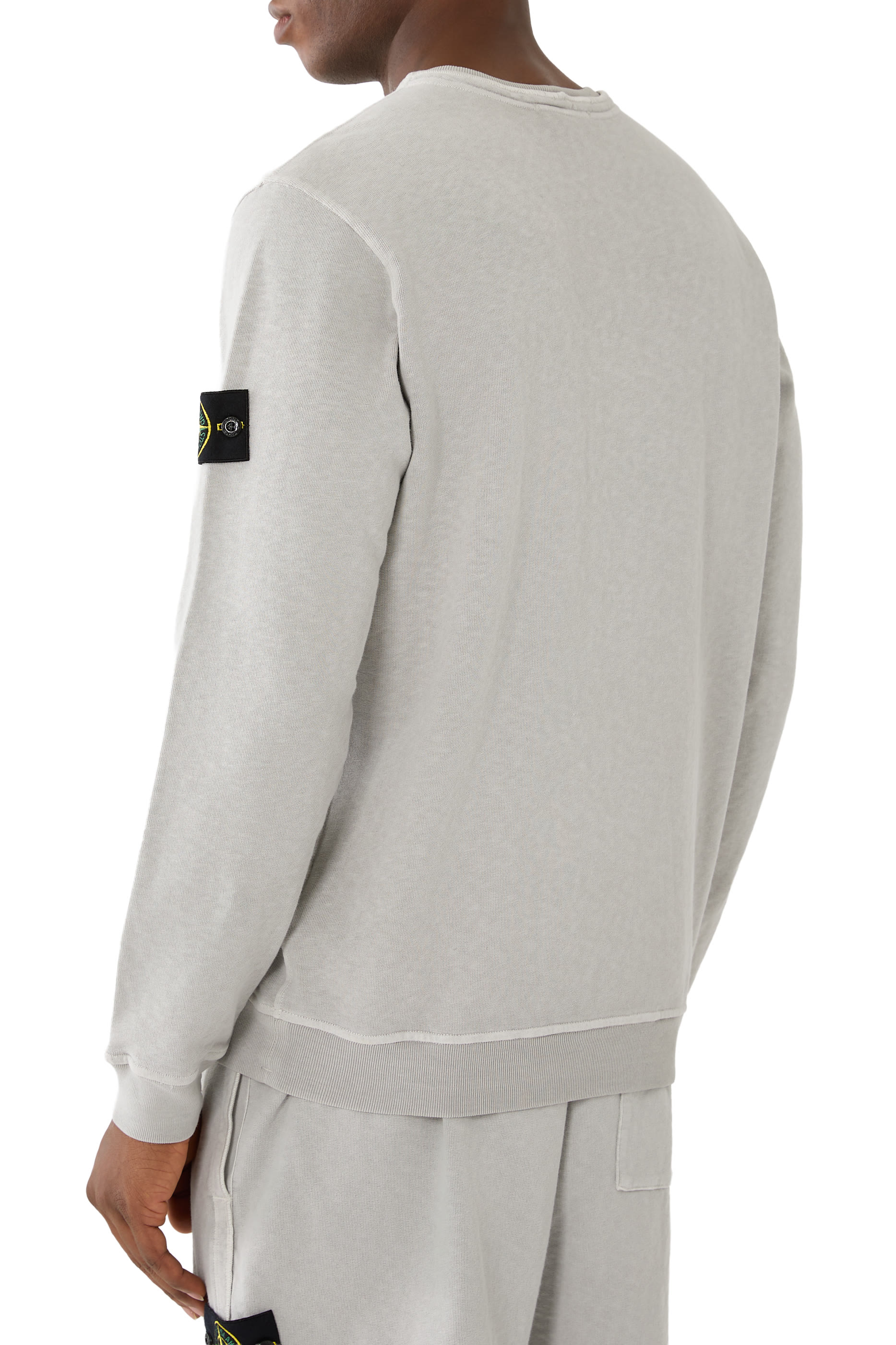 Malfil&eacute; Fleece &lsquo;Old&rsquo; Effect Sweatshirt 