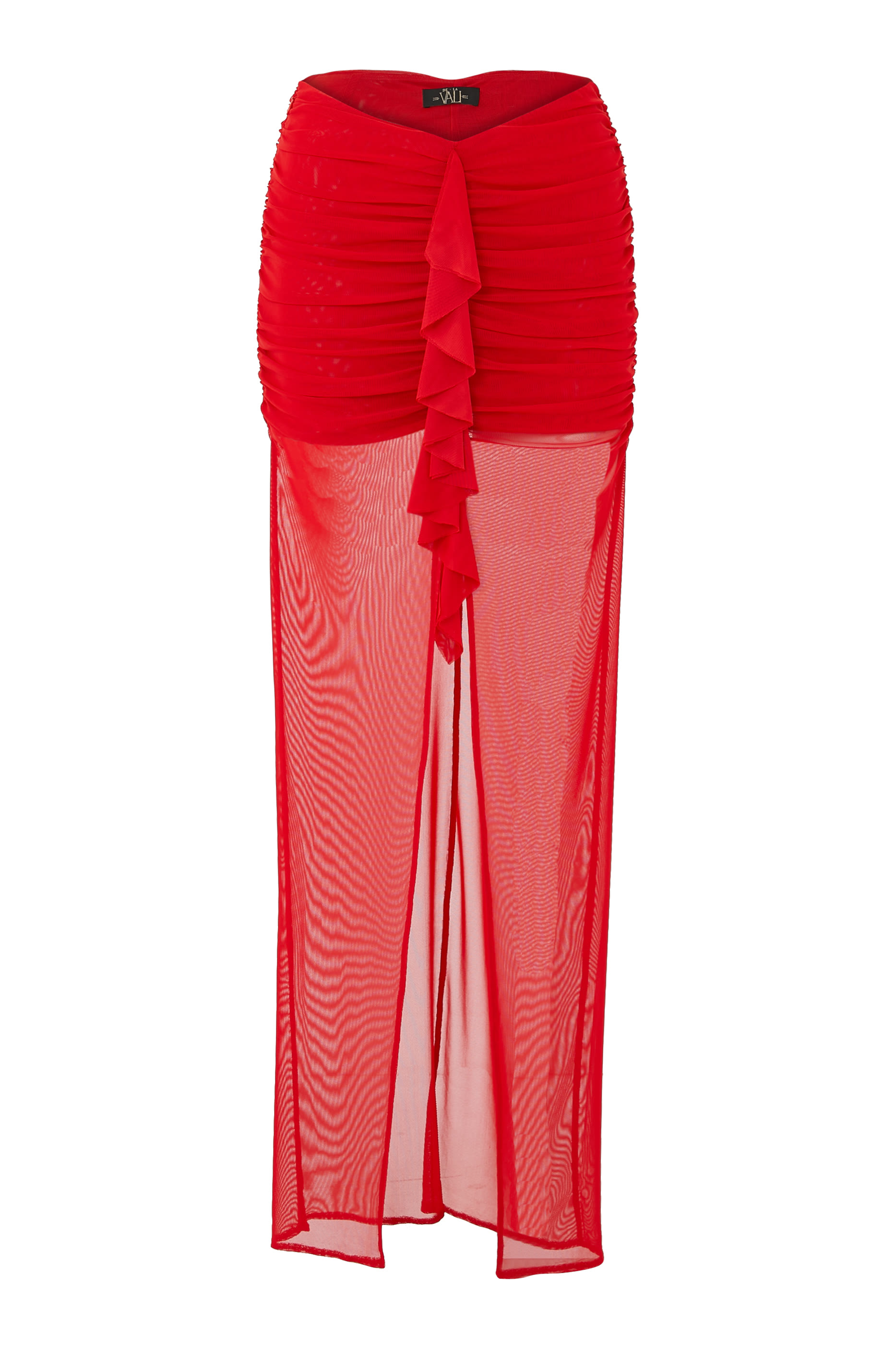 Ruched Maxi Skirt