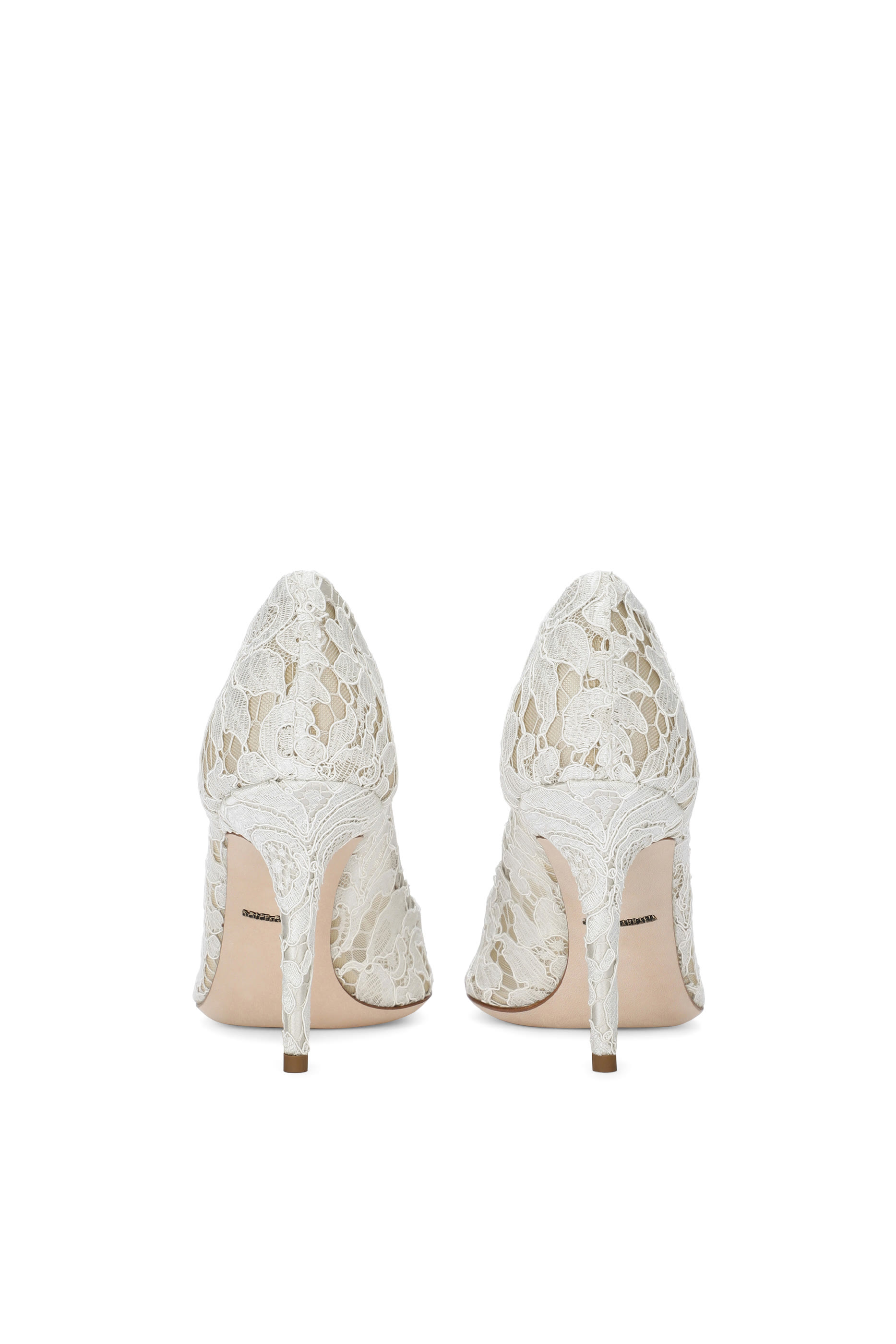 Lace Rainbow 90 Pumps with Brooch Detailing