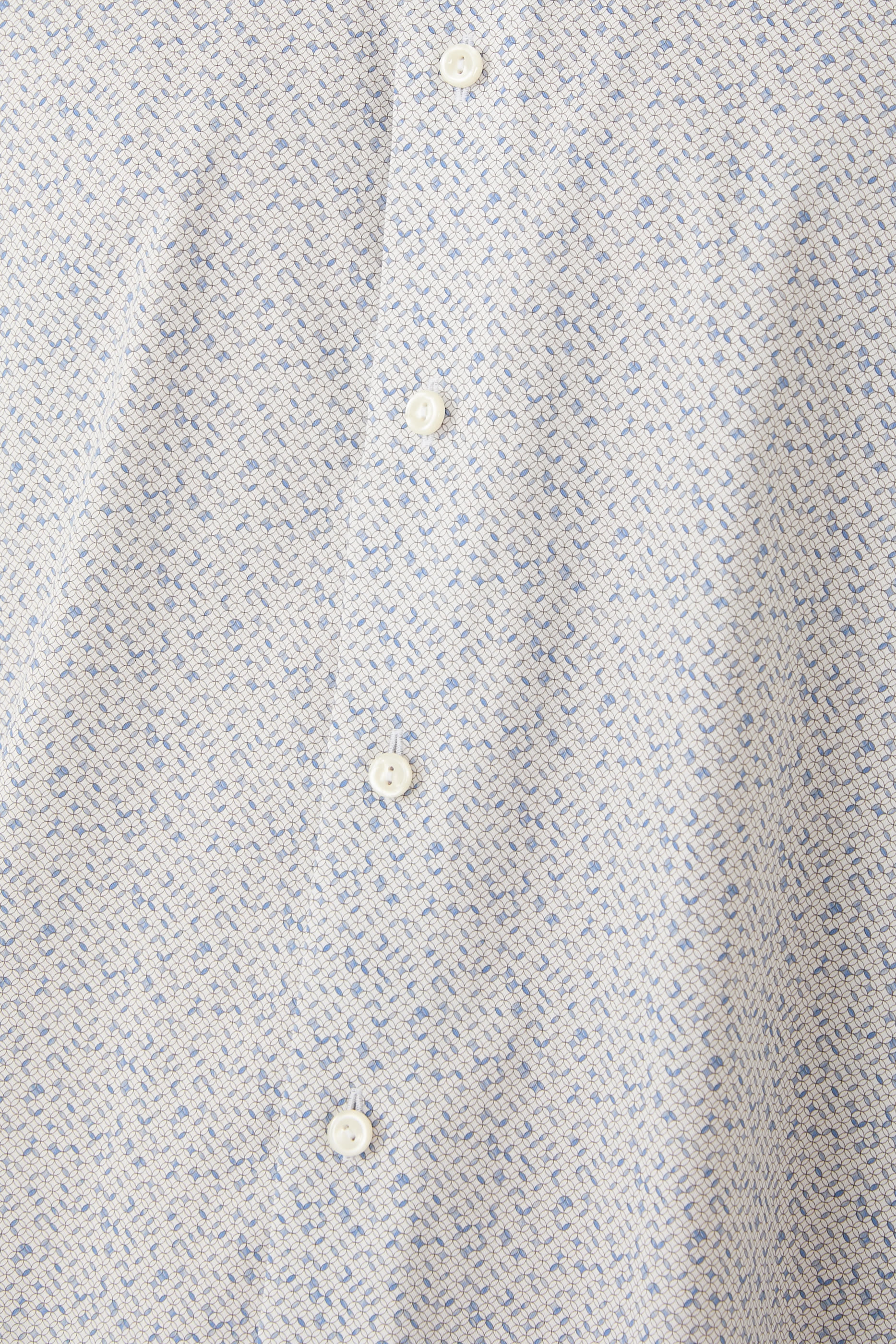 Geometric Signature Twill Shirt