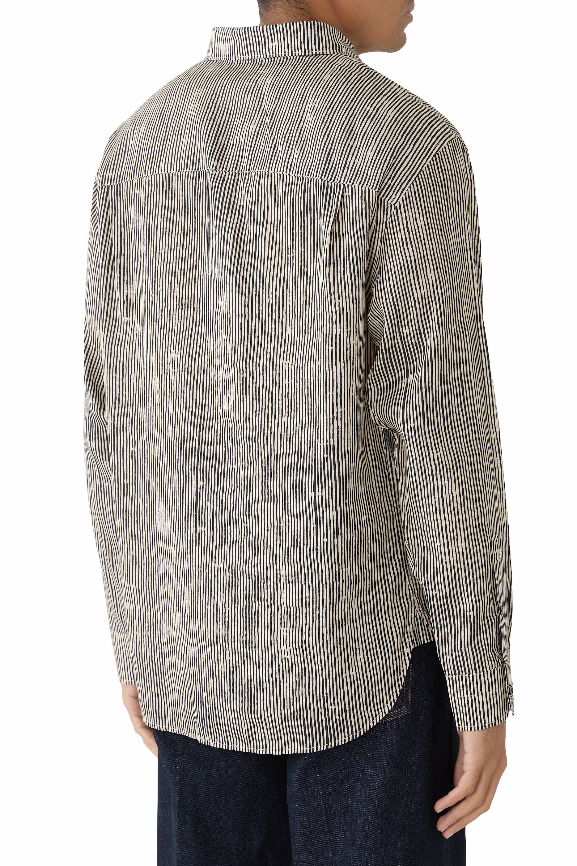 Stripe Vertical Print Shirt