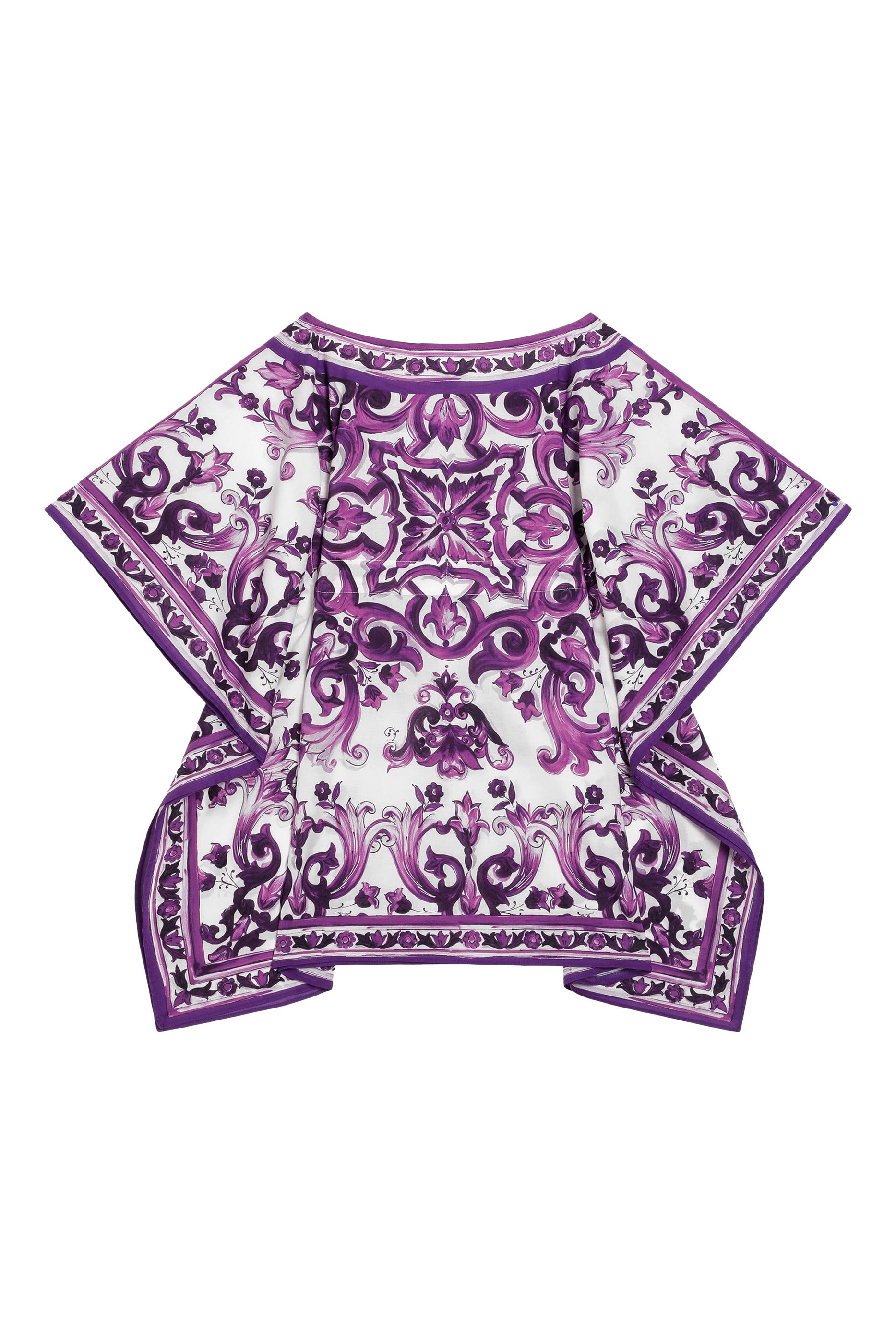 Kids Majolica Print Cotton Caftan